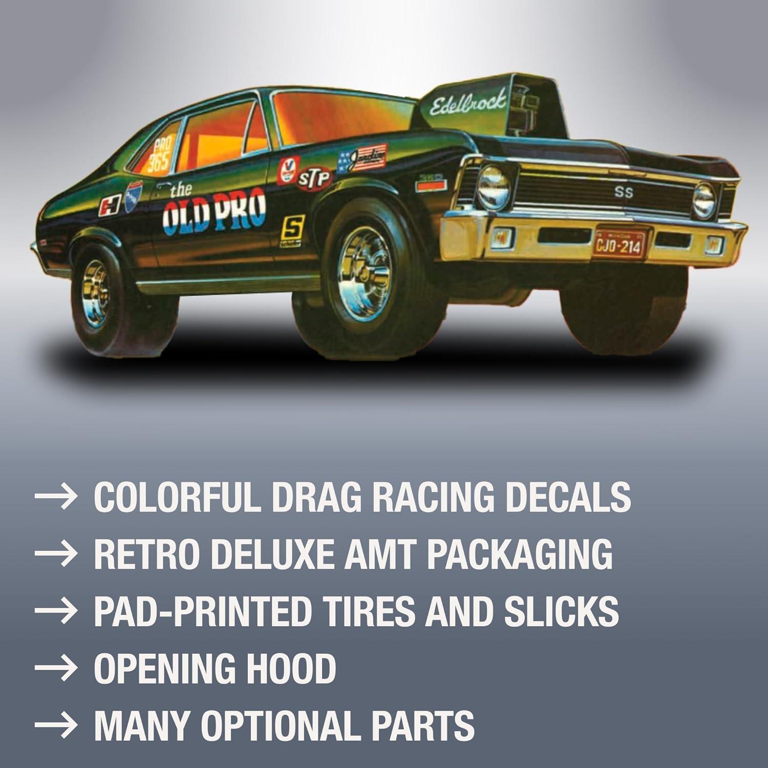 Kit de Modelo AMT 1972 Chevy Nova SS 1:25 Escala