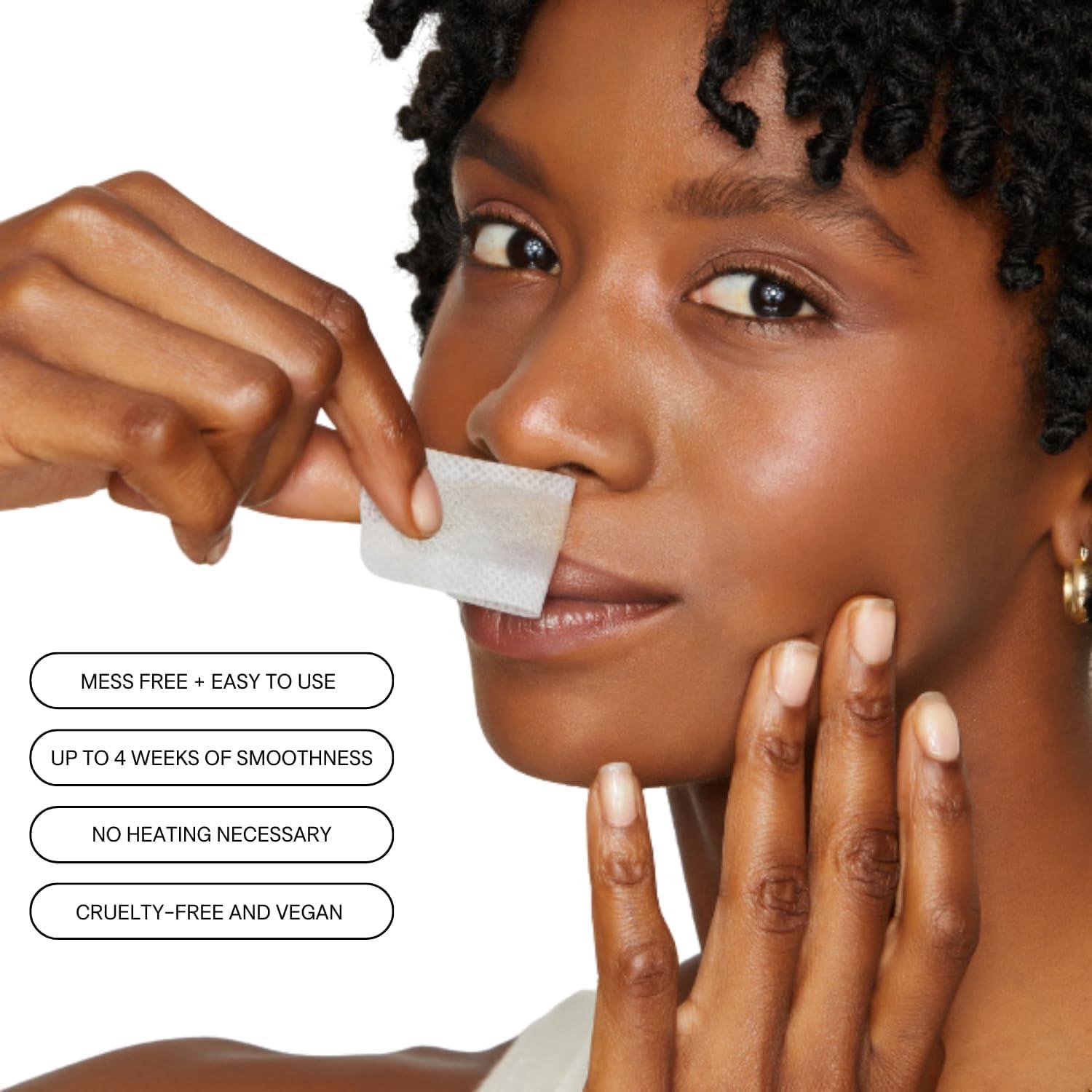 Tiras de Cera Depilación Facial No Mo-Stache 12 Unidades Hipoalergénicas