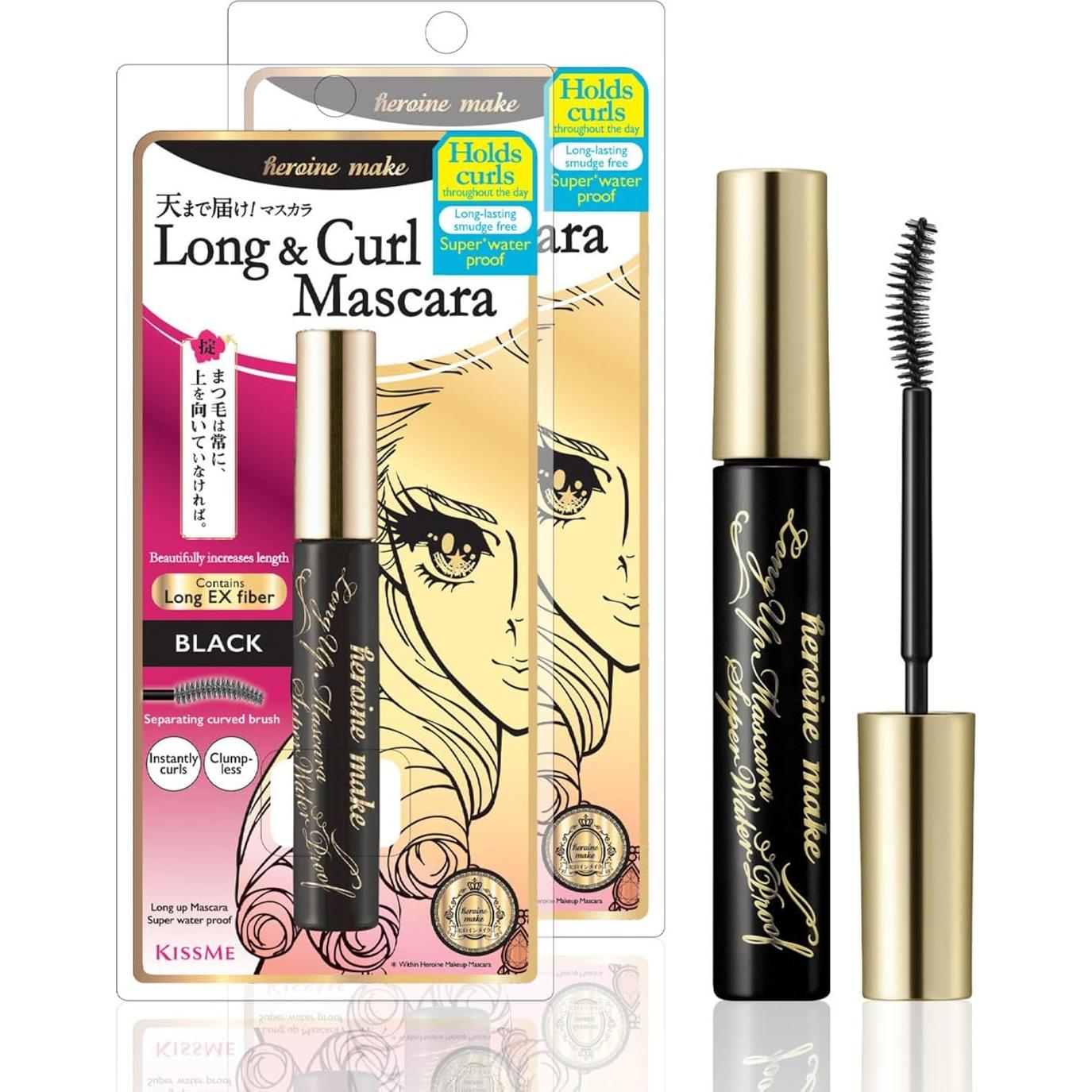 Máscara Voluminizadora KISSME Heroine Make Negra 2 EA