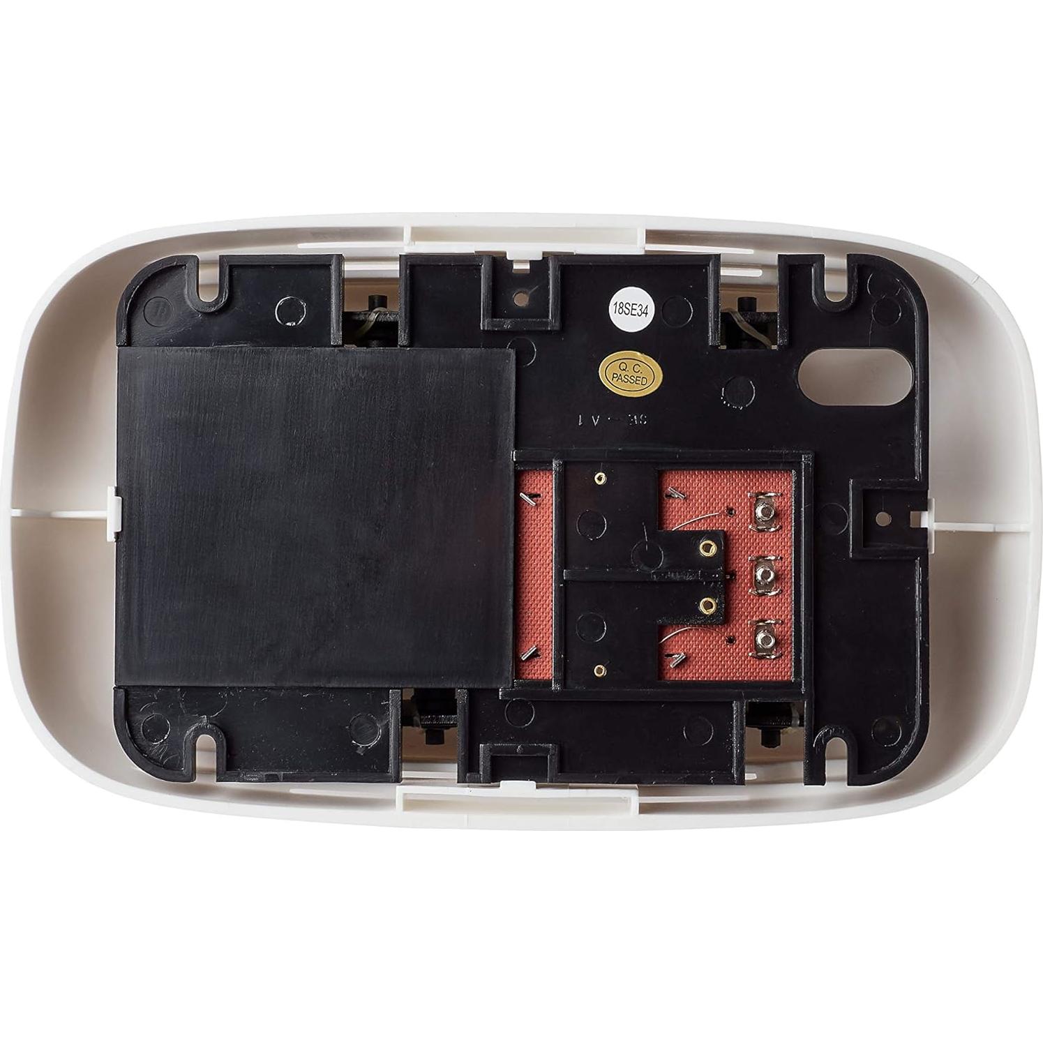 Timbre de puerta Newhouse Hardware CHM2 Blanco 22.86x12.7cm