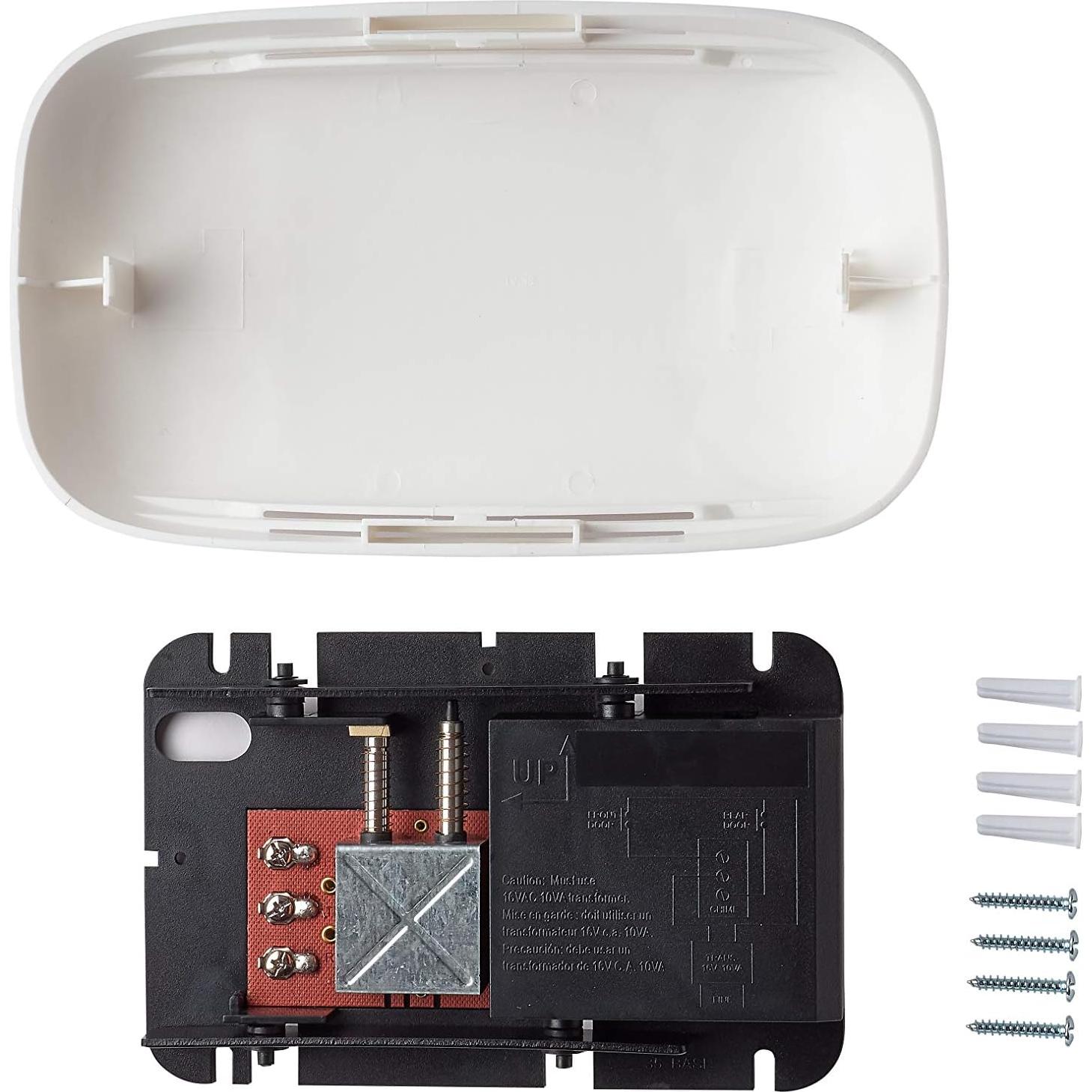 Timbre de puerta Newhouse Hardware CHM2 Blanco 22.86x12.7cm