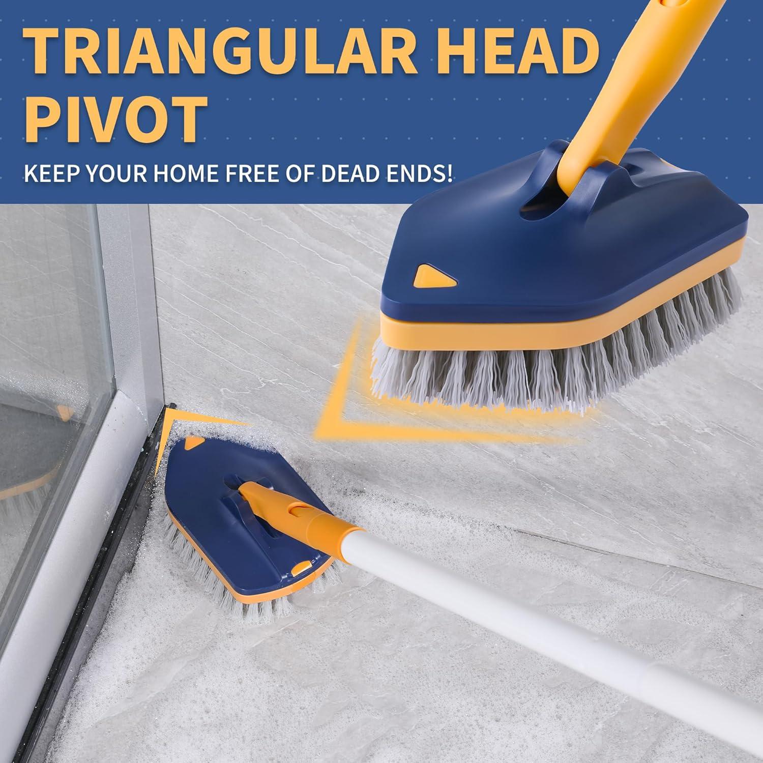 Cepillo Limpiador de Bañera BOOMJOY 147 cm Mango Largo 3 en 1