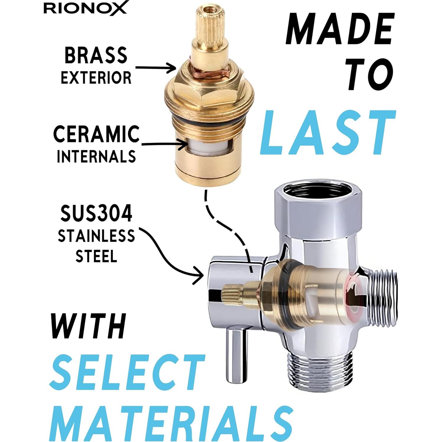 Rociador de Bidet Rionox de Mano Acero Inoxidable Ajustable