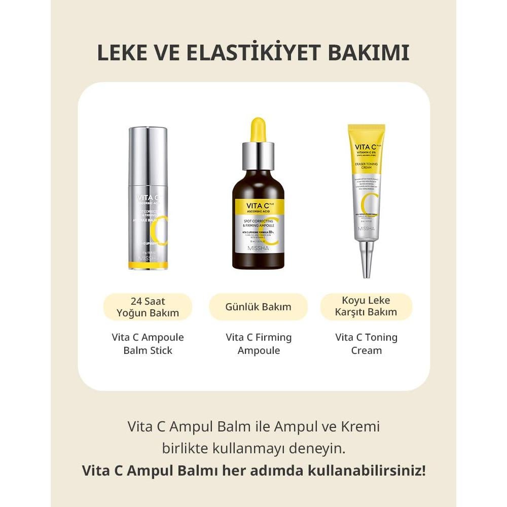 Bálsamo Ampoule Nutritivo MISSHA Vita C Plus 9.92g