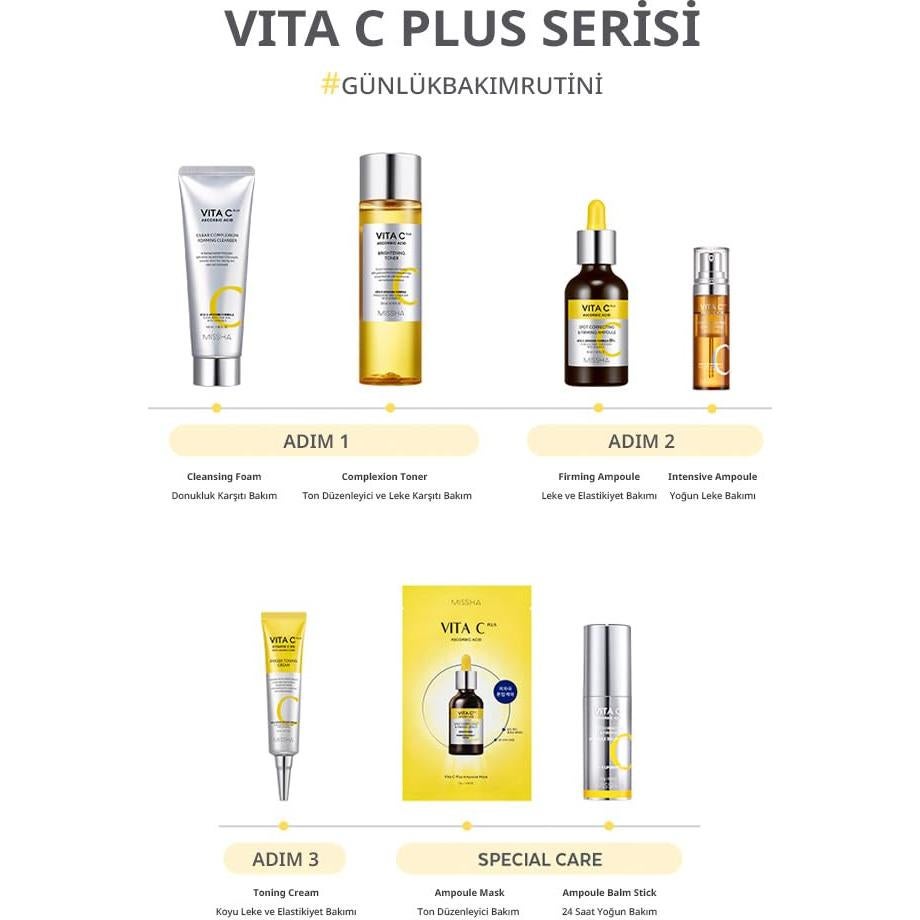 Bálsamo Ampoule Nutritivo MISSHA Vita C Plus 9.92g