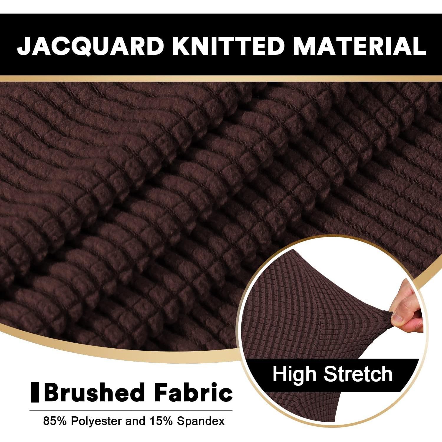 Funda de Cojín PrinceDeco Stretch T Marrón 81-102 cm