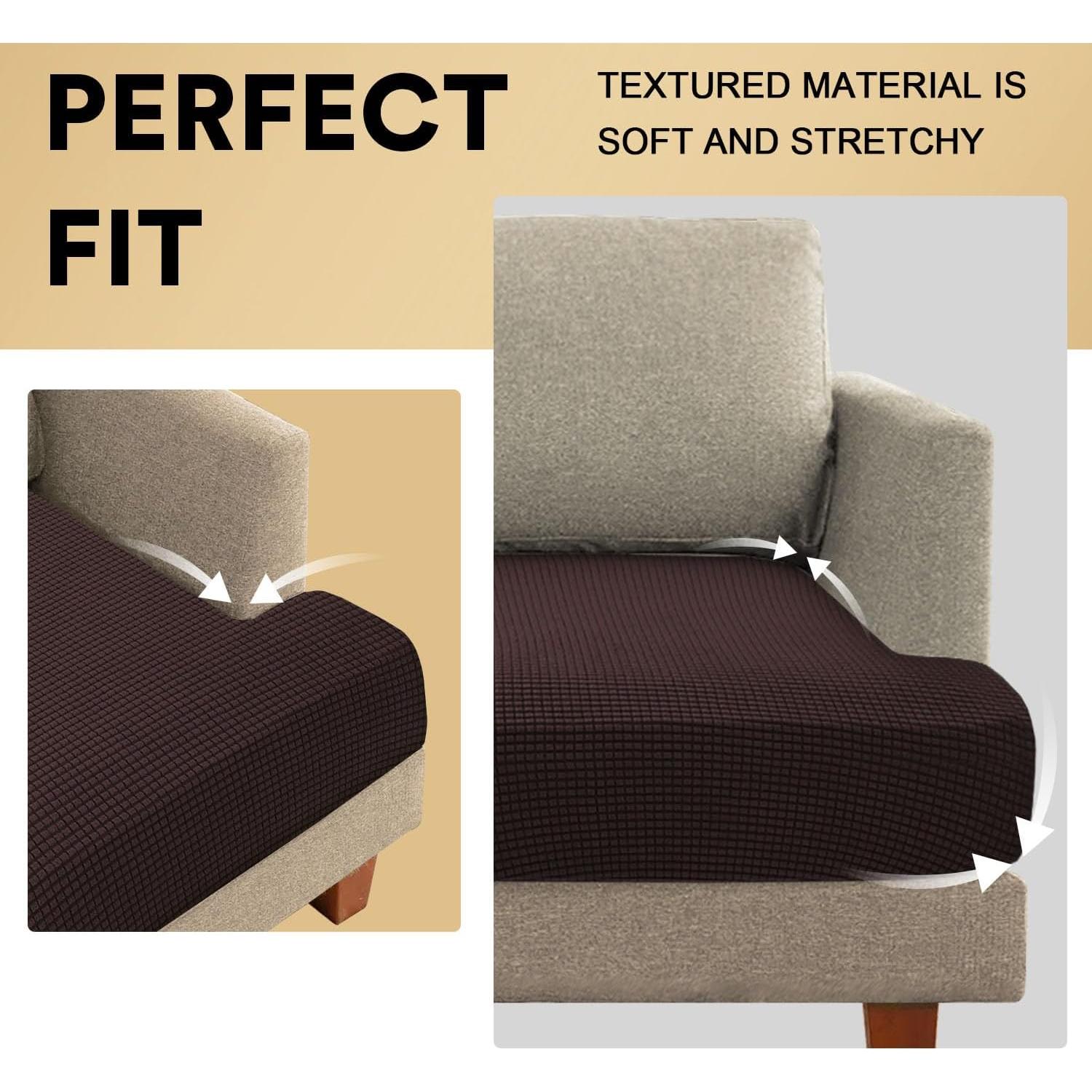 Funda de Cojín PrinceDeco Stretch T Marrón 81-102 cm