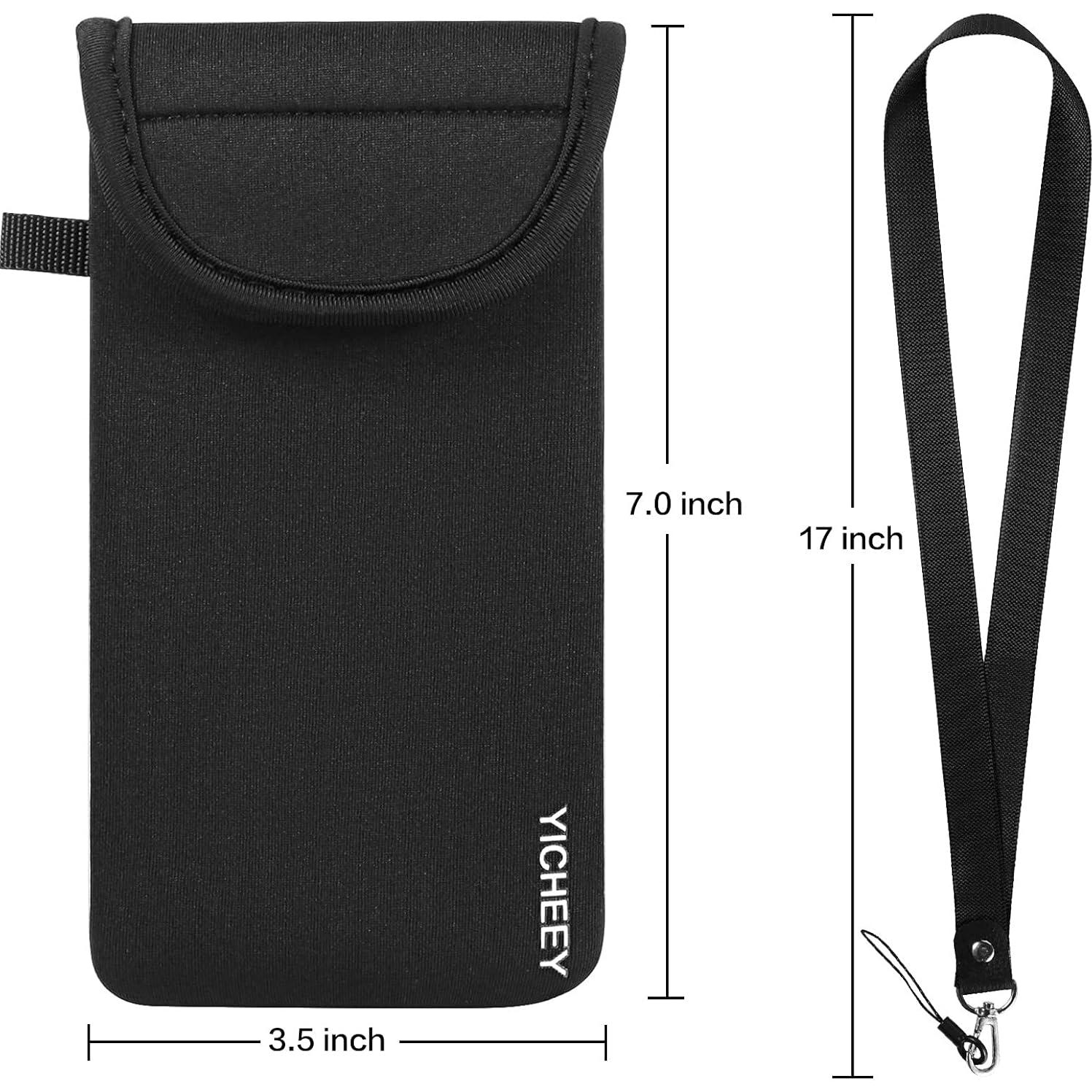 Funda de Neopreno YICHEEY para Teléfono con Correa y Clip