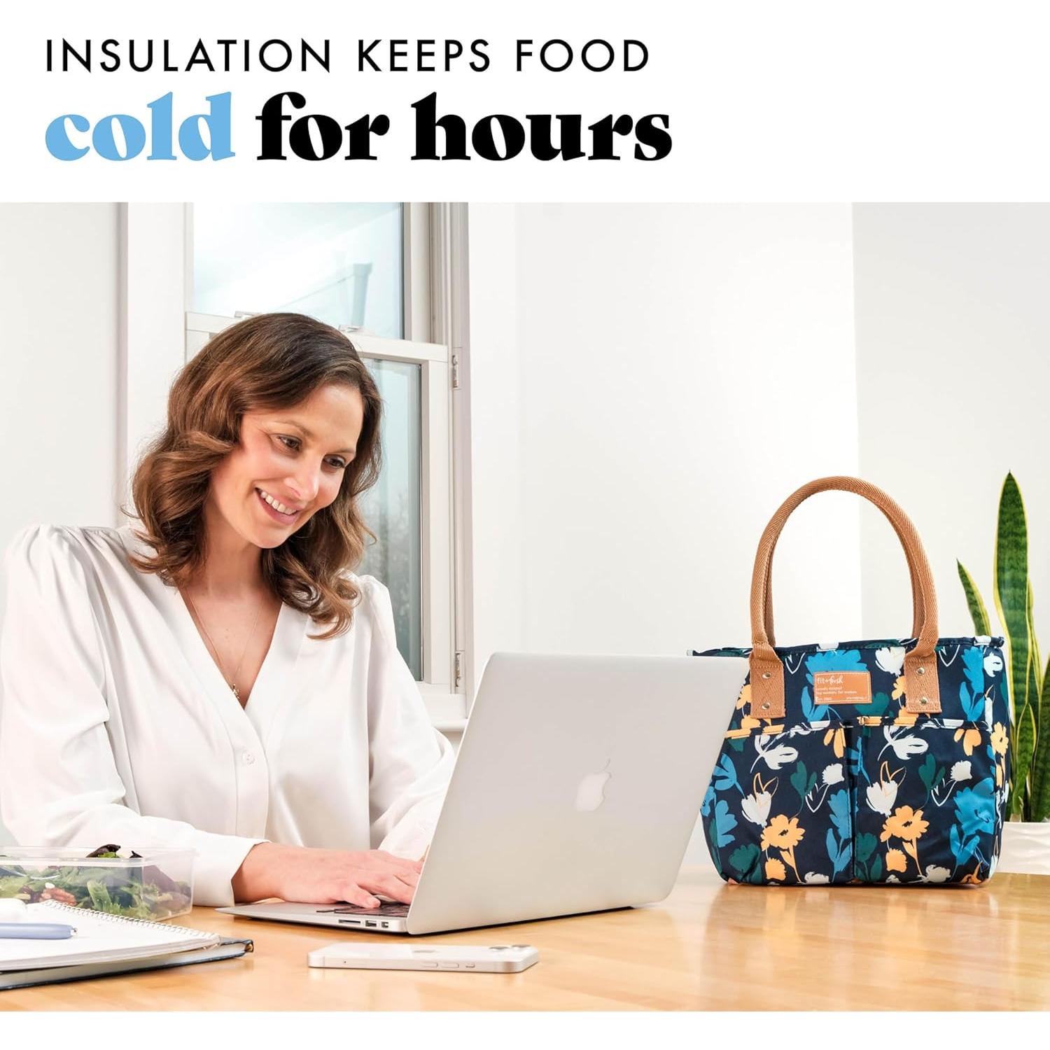 Bolsa de Almuerzo Aislada Fit & Fresh para Mujeres - Silo Marino