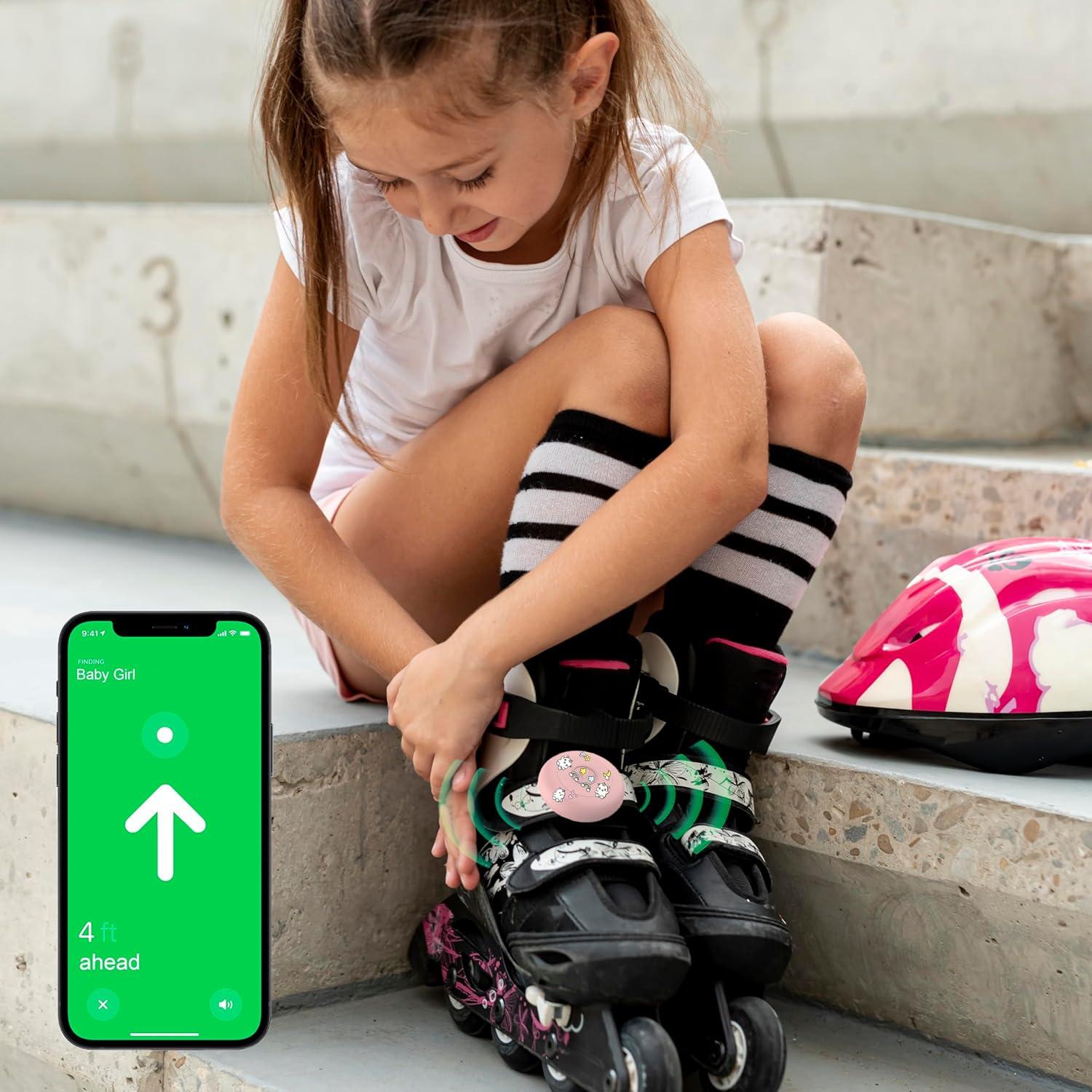 Soporte para AirTag TERRATREK para Zapatos Niños IP68 2-Pack