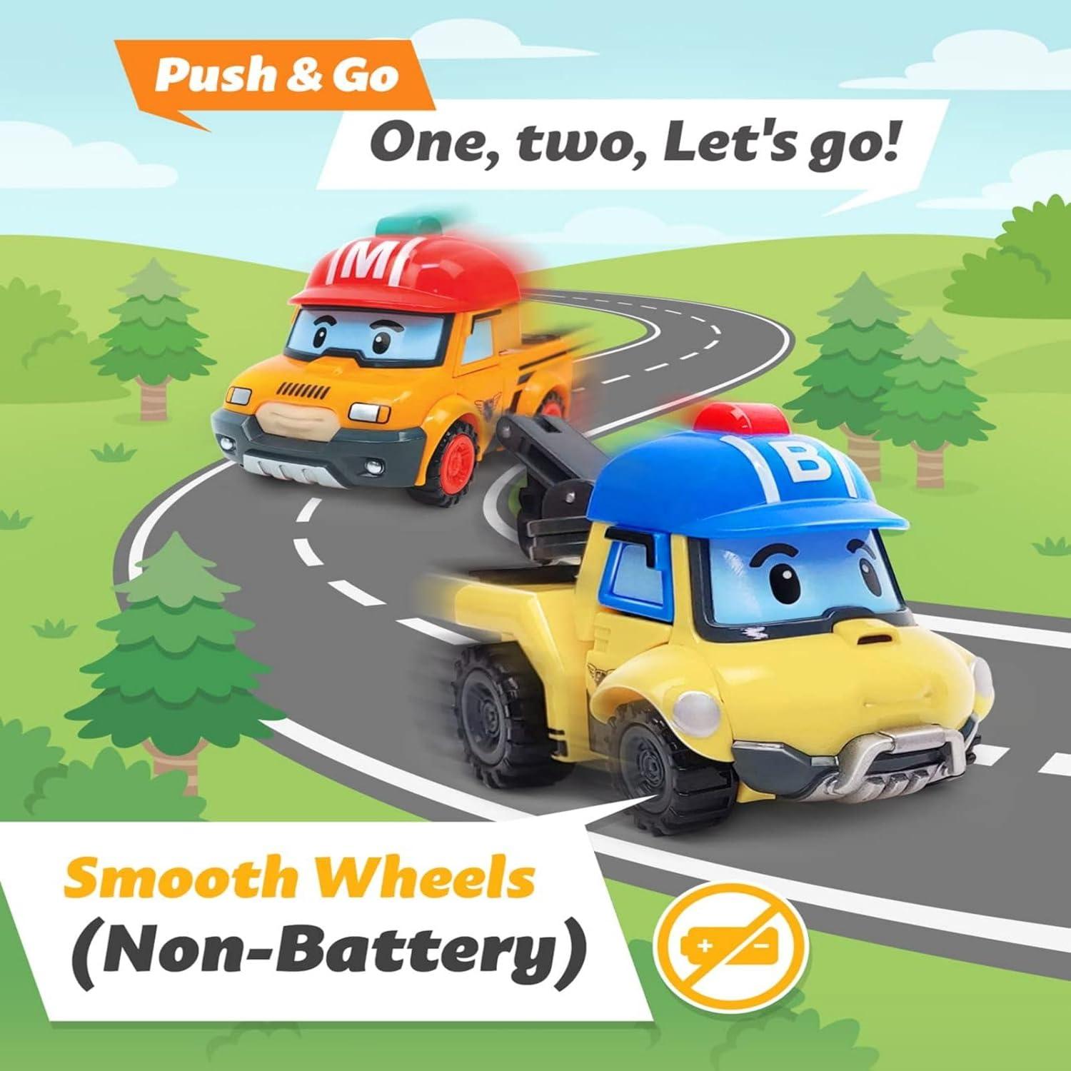 Robocar Poli Bucky 13cm Robot Transformador Juguete Rescate