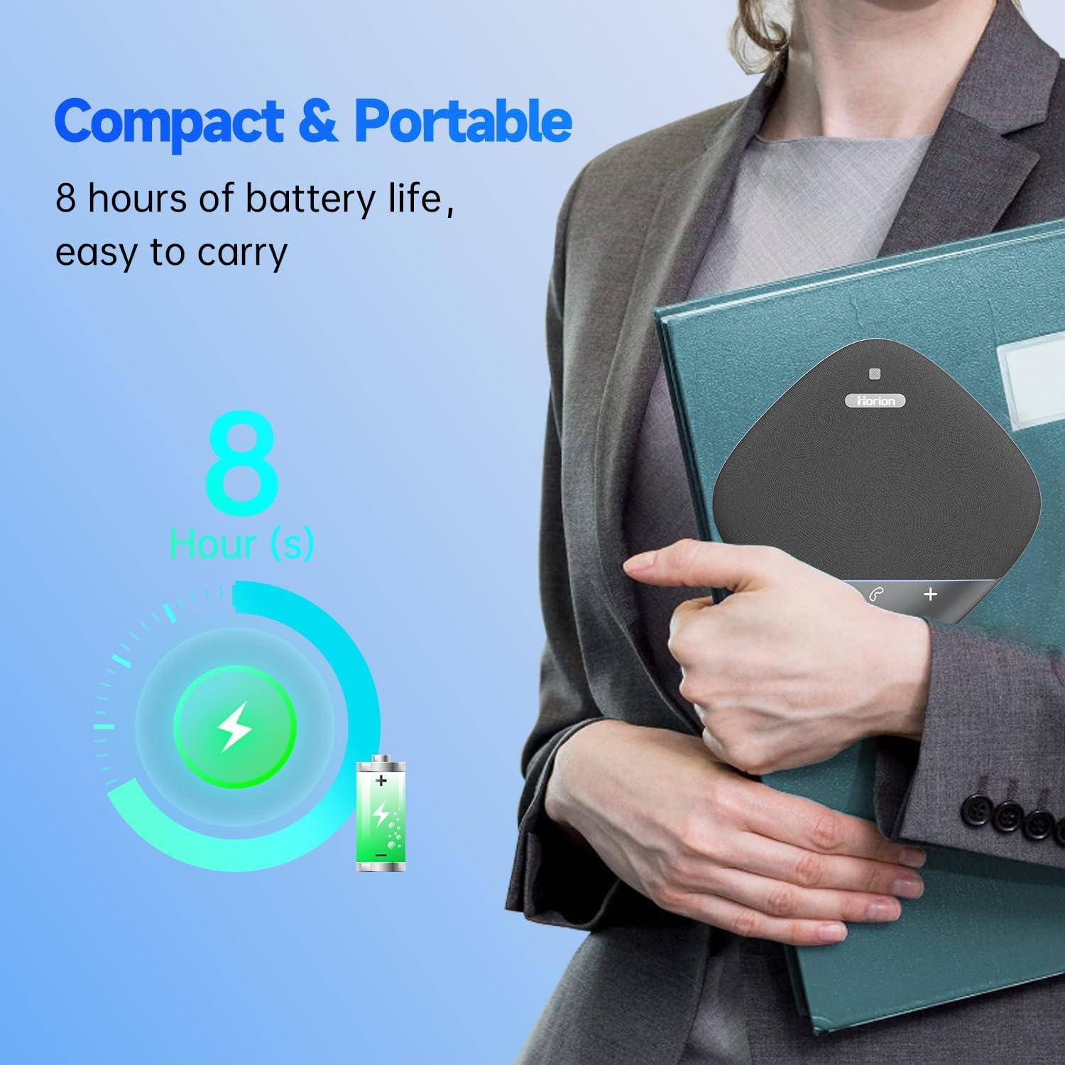 Altavoz de Conferencia Inalámbrico HORION HM-5P 8 Micrófonos