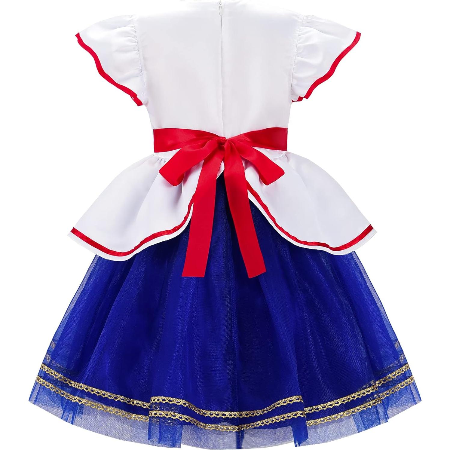 Cosolay Kids Sailor Costume for Girls Japanese School Girl Dress