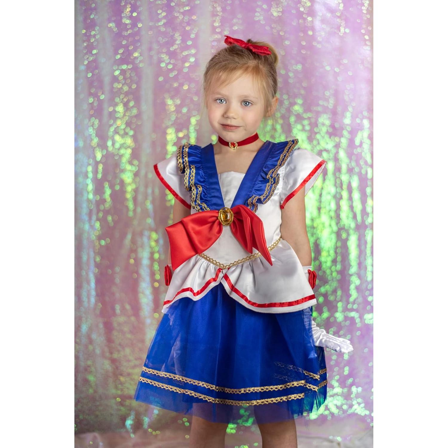Cosolay Kids Sailor Costume for Girls Japanese School Girl Dress