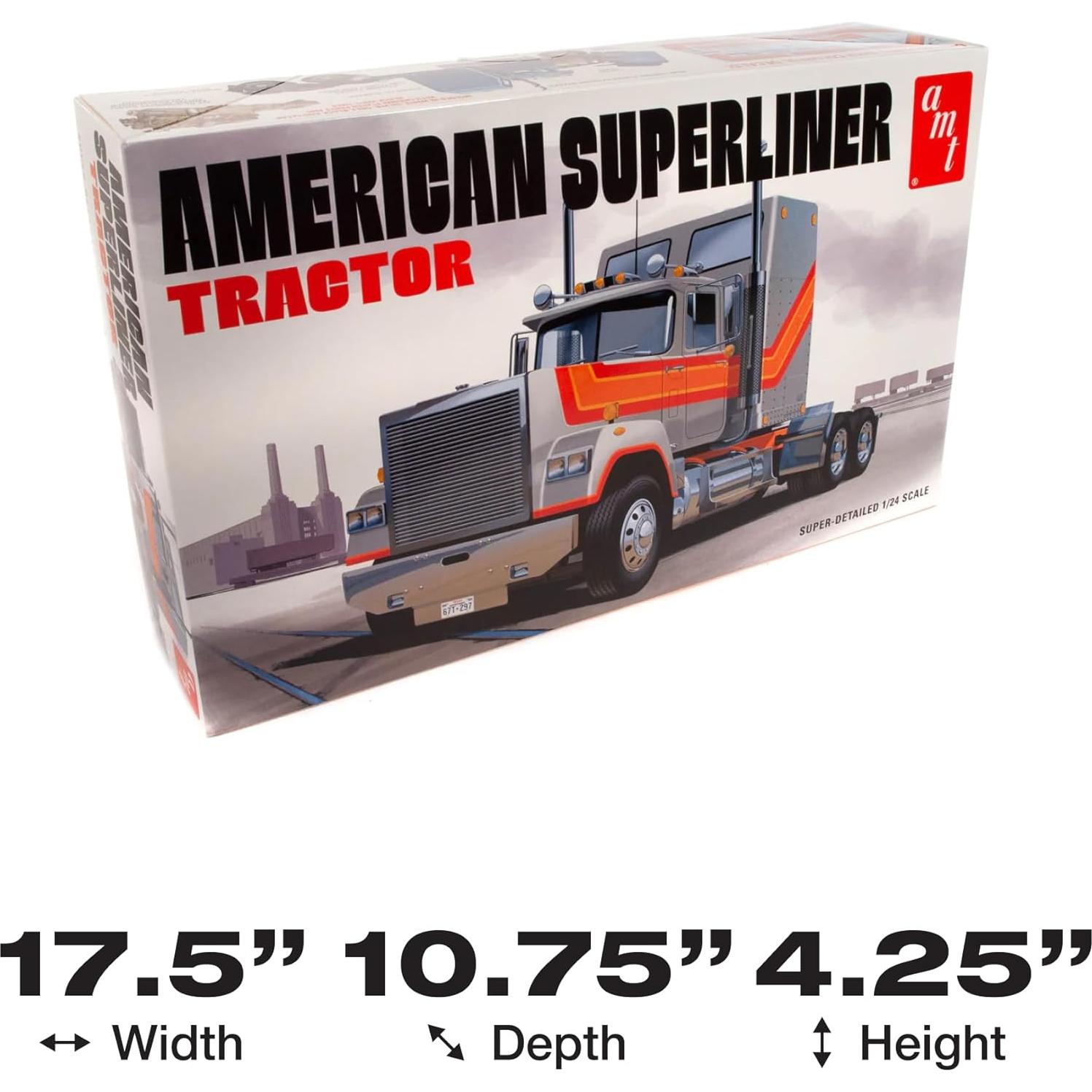 Kit Modelo Escala 1:24 Tracto Semirremolque AMT 33 cm