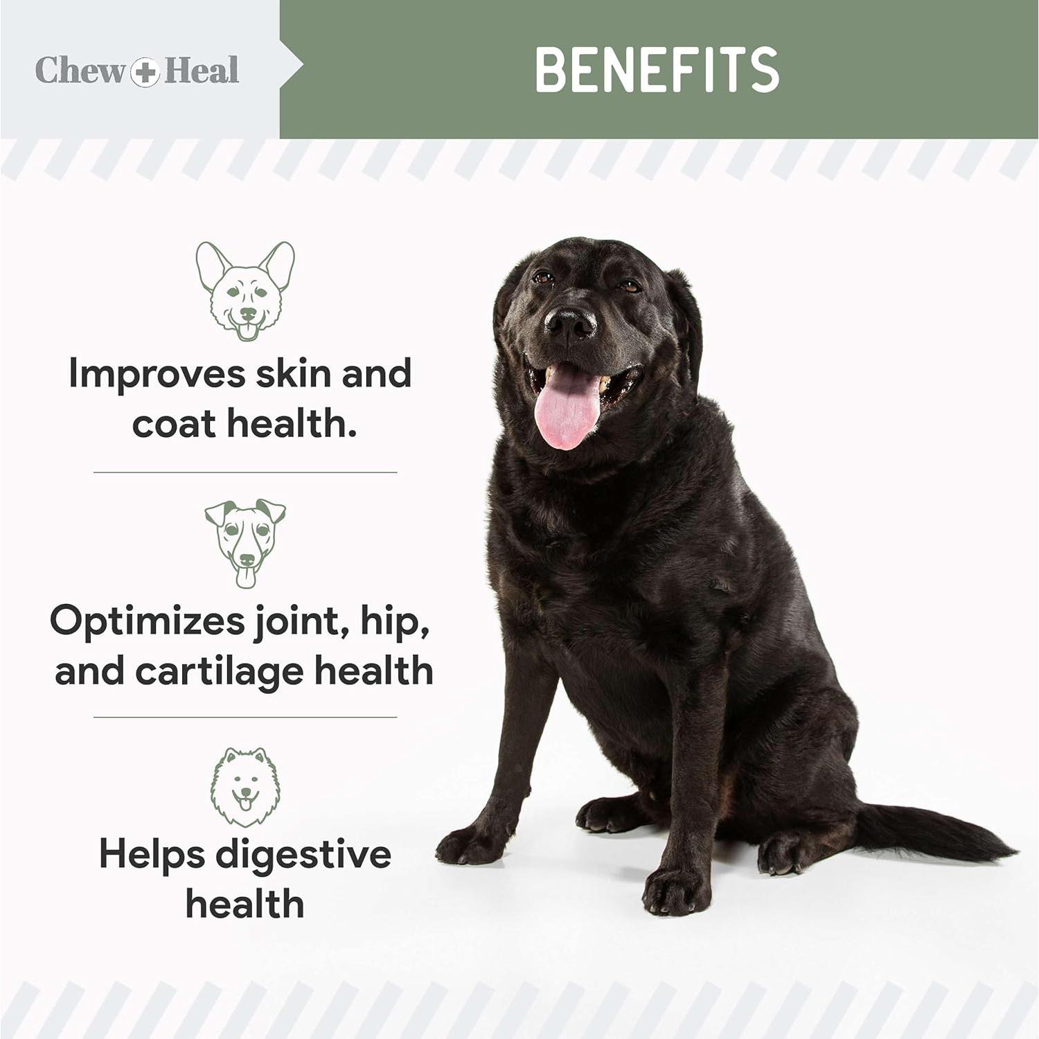Multivitamínico Masticable para Perros Chew + Heal 60 Unidades