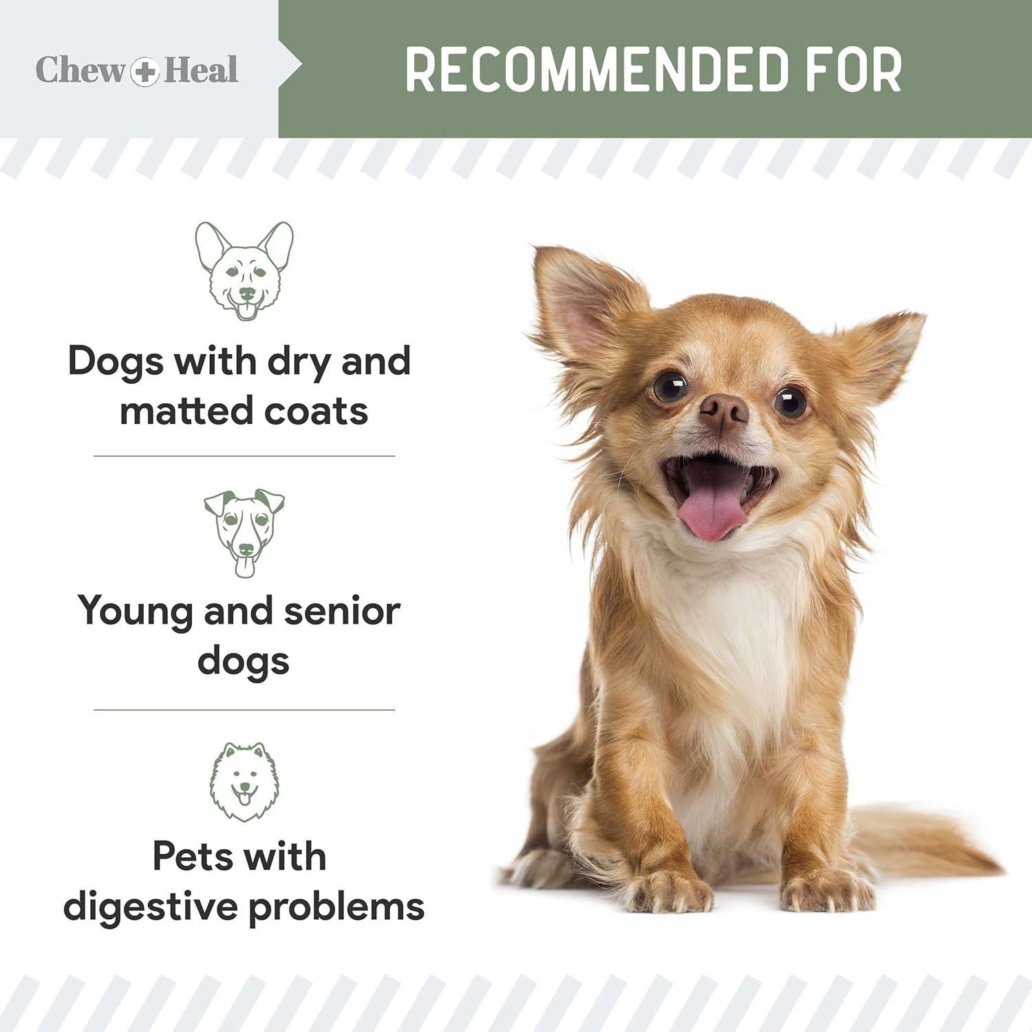 Multivitamínico Masticable para Perros Chew + Heal 60 Unidades
