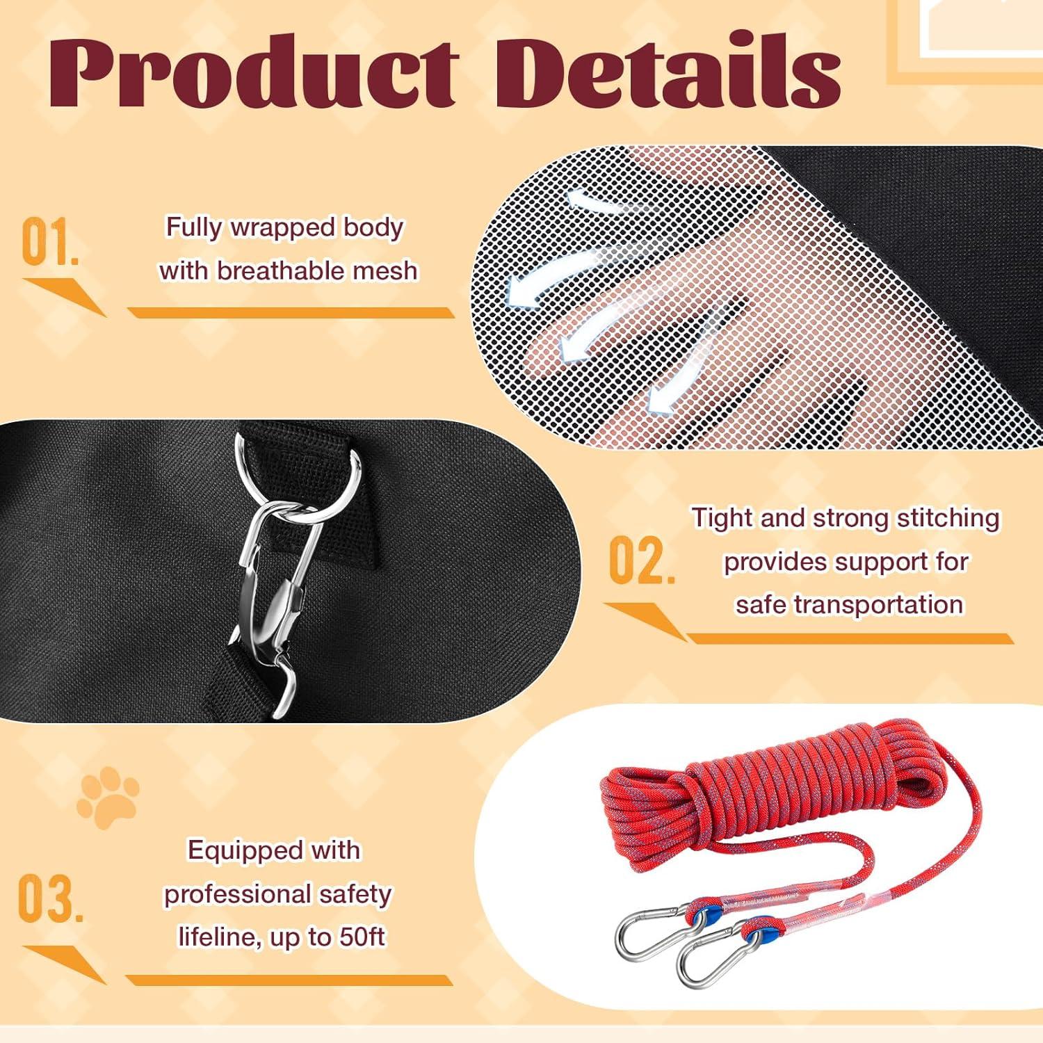 Kit de Evacuación de Incendios para Mascotas Dansydaisy 48x45cm