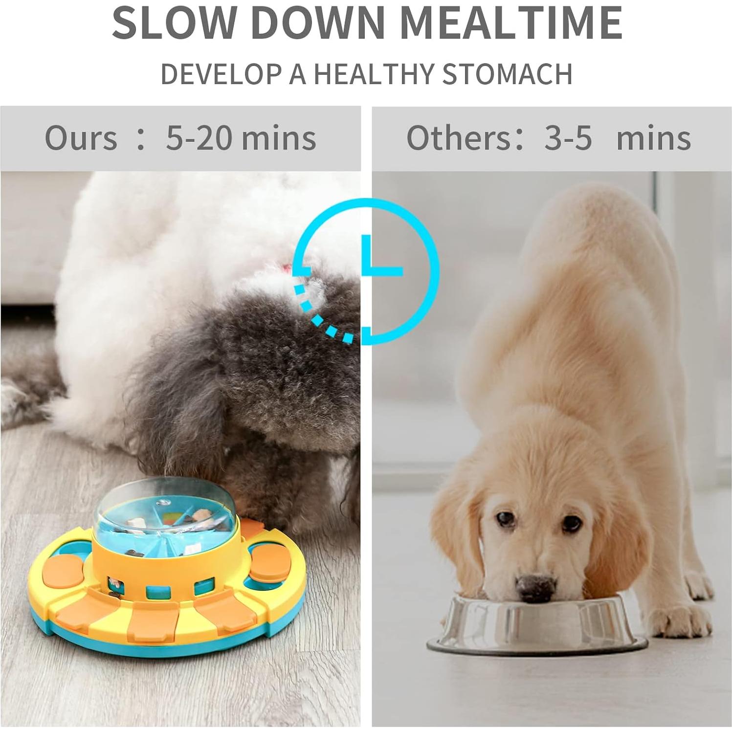 Rompecabezas para Perros Aluckmao - Juguete Comedero 26x10.8cm