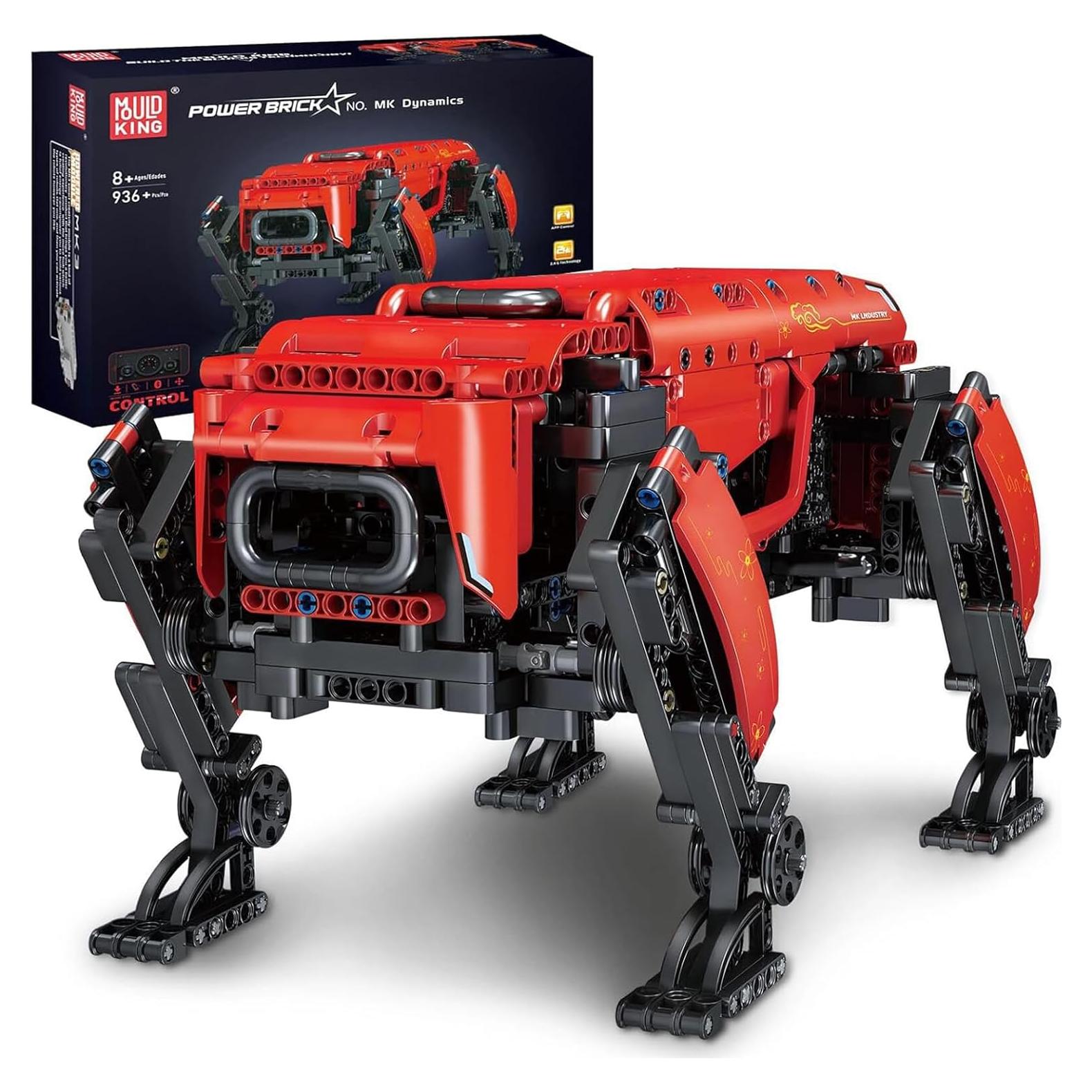 Robot Perro Mould King 15067 936 Piezas Control Remoto