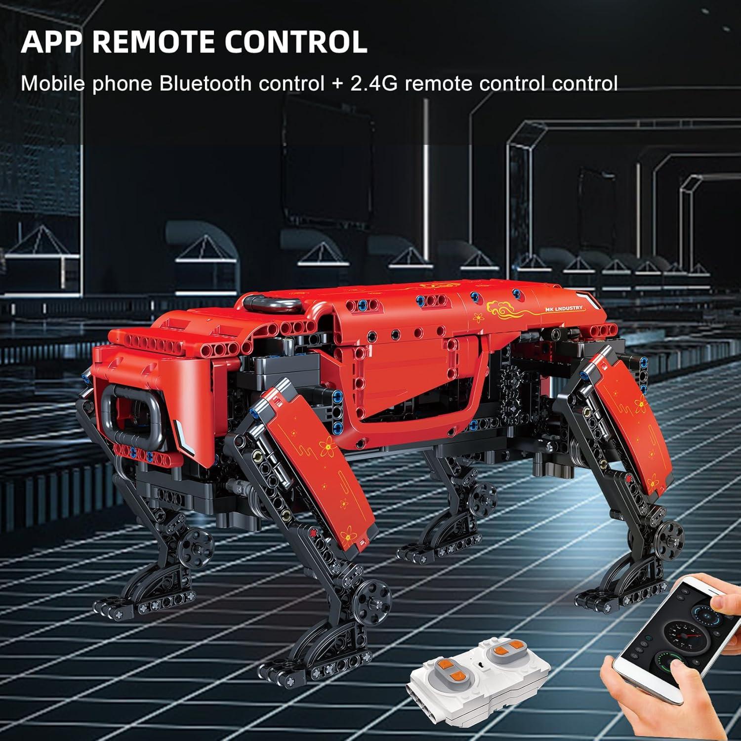 Robot Perro Mould King 15067 936 Piezas Control Remoto