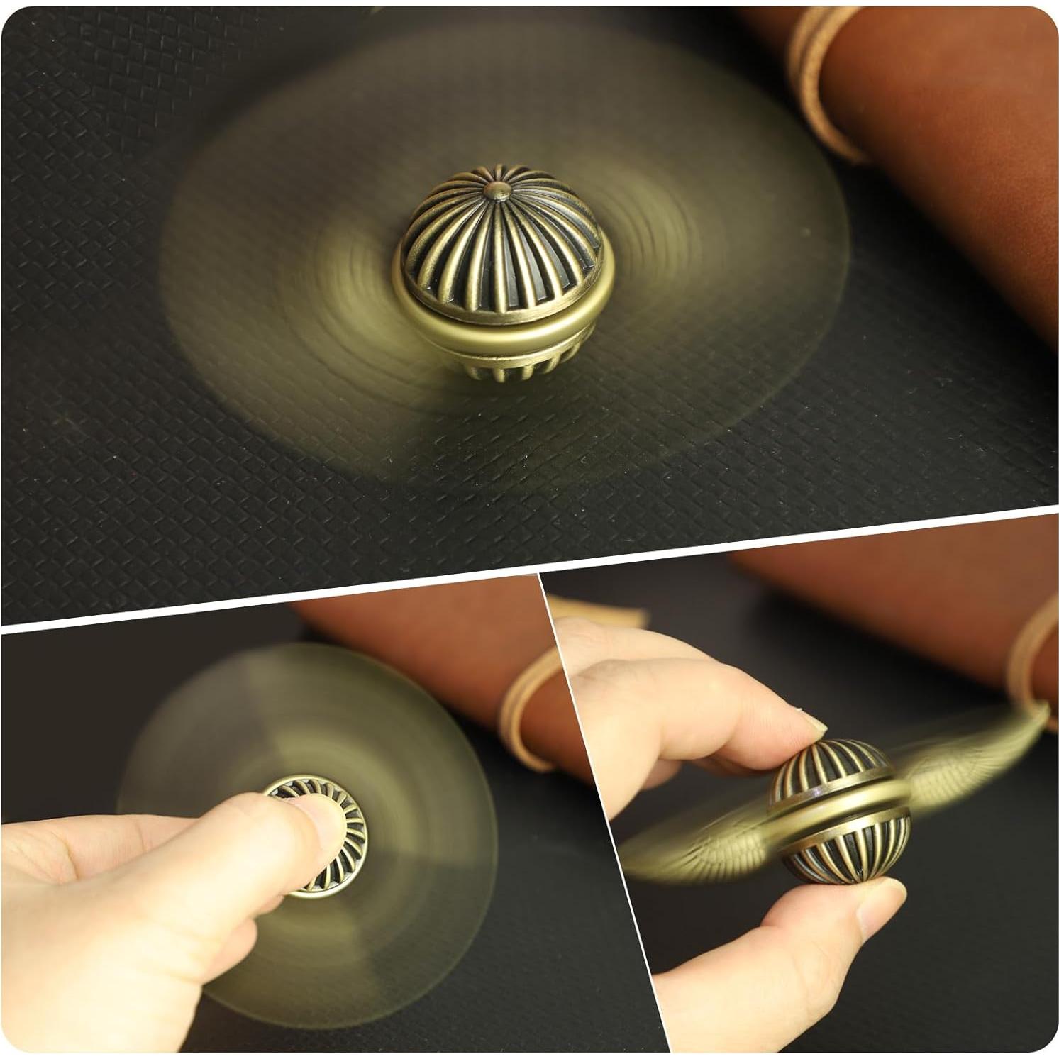 Spinner de Fidget de Bronce Dilabnba - Alivio de Estrés 15.2cm