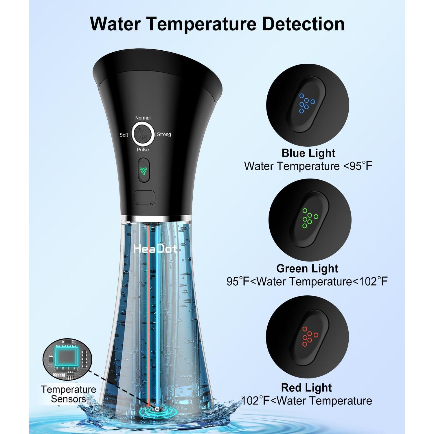 Limpiador de Oídos Eléctrico HeaDot con 4 Modos de Presión