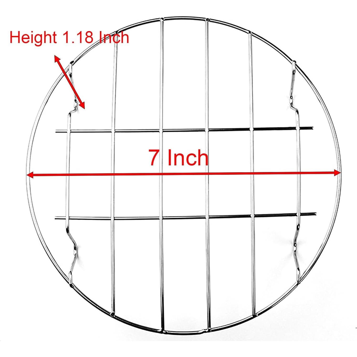 Rejilla de Vapor YIKANGHENG 18 cm Acero Inoxidable 2 Piezas