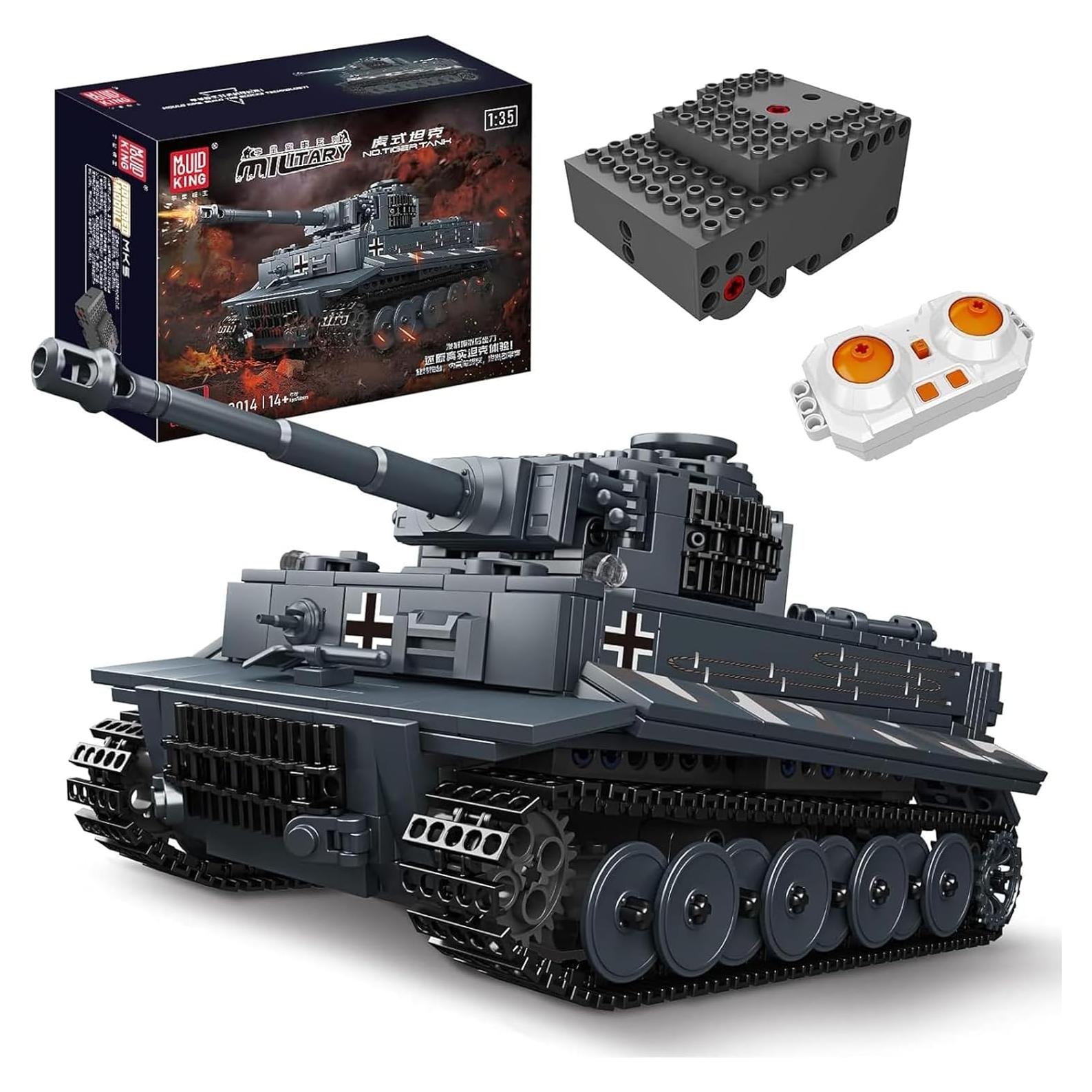 Tanque Tigre Mould King MK20014 800 Piezas Control Remoto