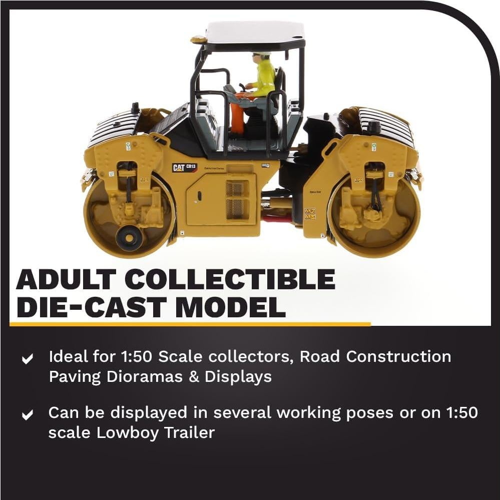 Compactador Vibratorio Caterpillar CB-13 Diecast Masters 1:50