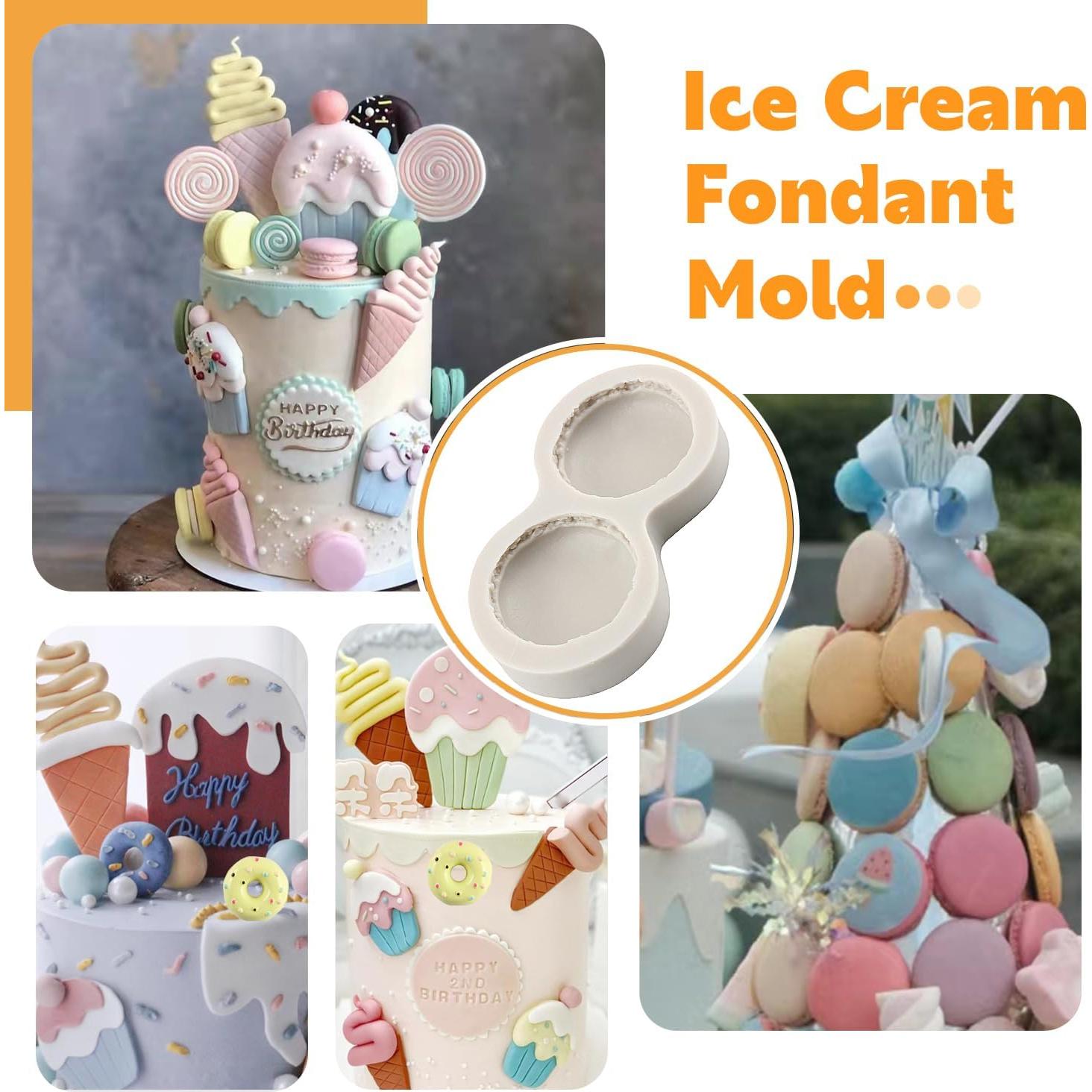 Moldes de Silicona para Donut y Macaron Sijiangmold - Set de 4