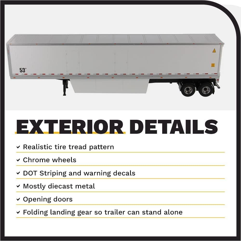 Remolque de Carga Seca Diecast Masters 1:50 53' Detalles