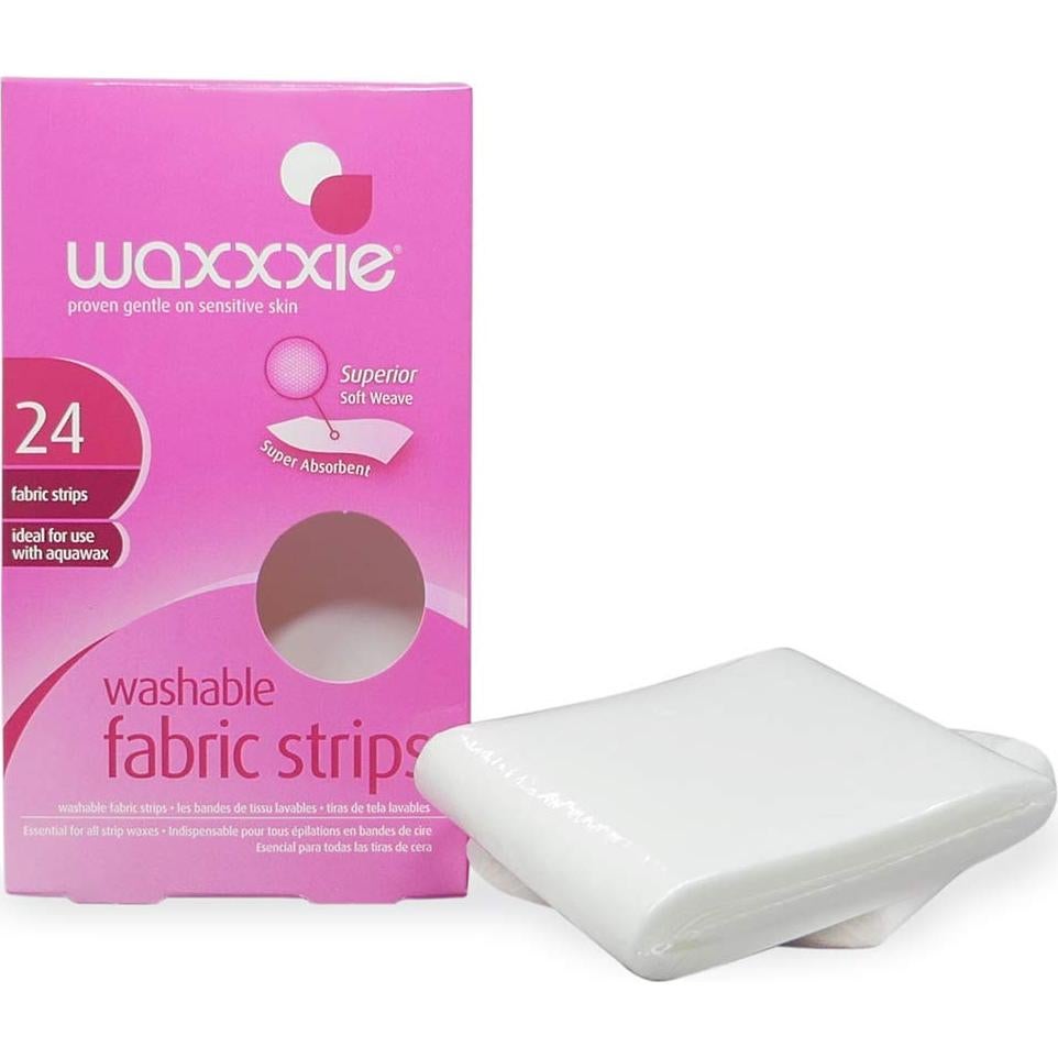Tiras de Cera Lavables Waxxxie 24pk para Depilación Efectiva