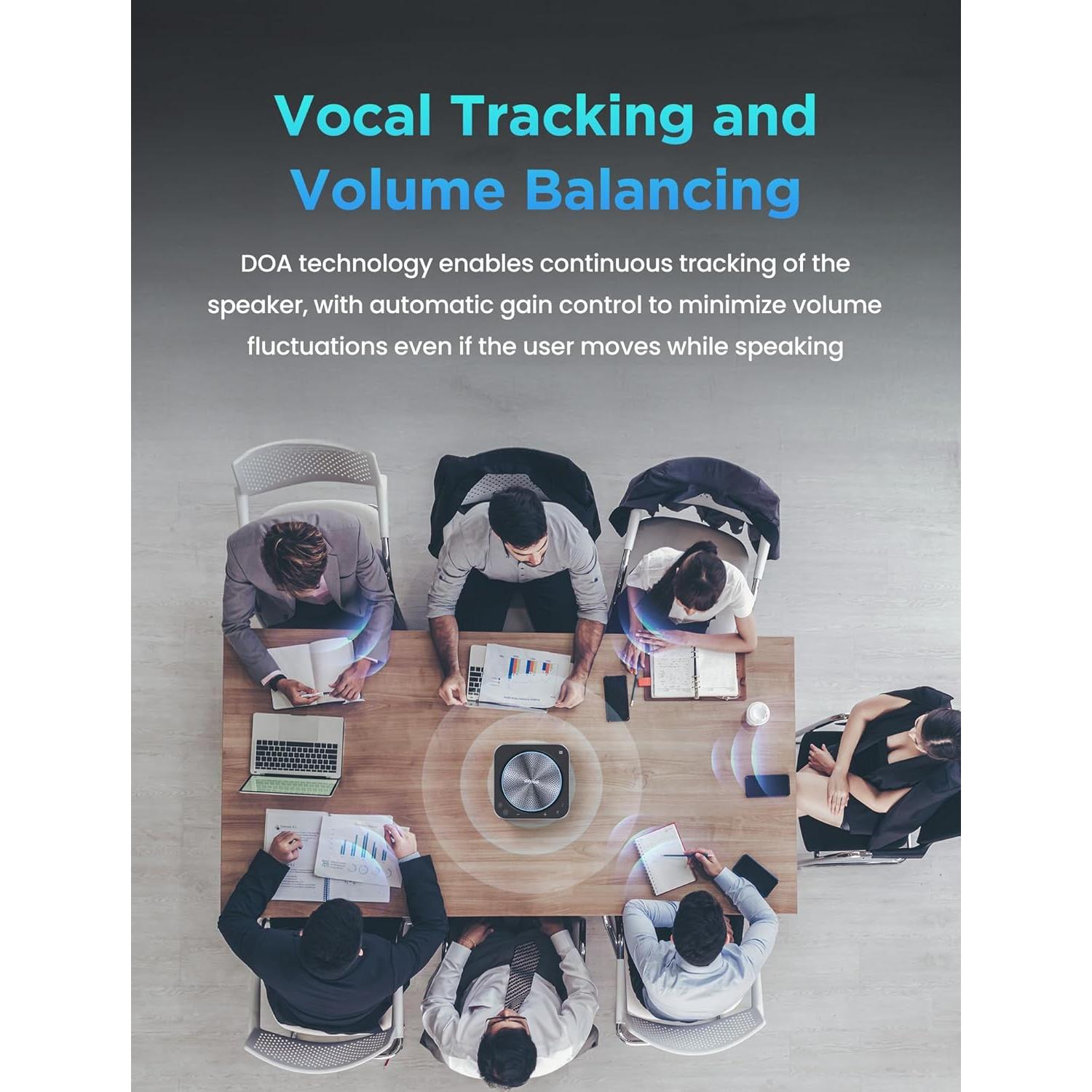 Altavoz de Conferencia Enther&MAXHUB BM35 8 Micrófonos 360°