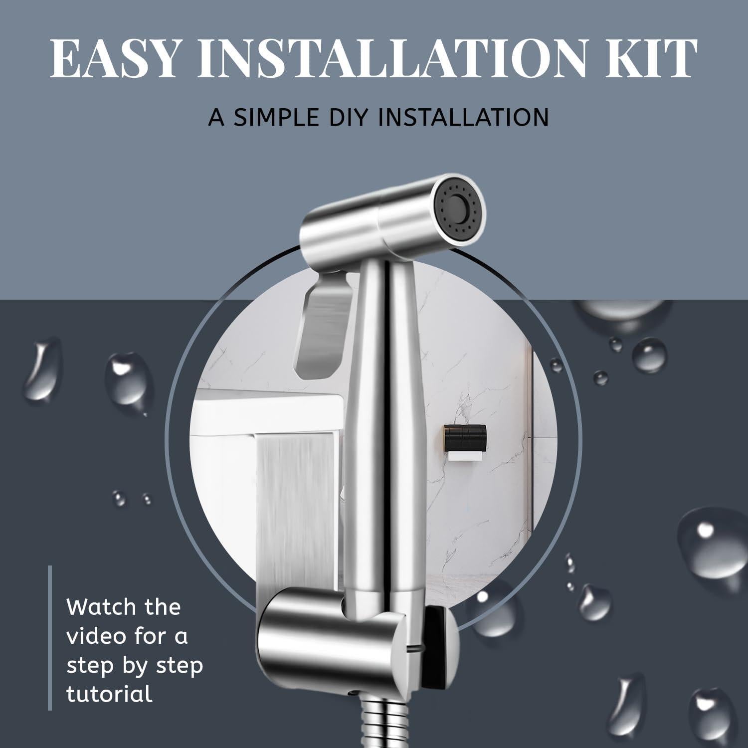 Rociador de Bidet ZEDAOTC Acero Inoxidable 304 150 cm