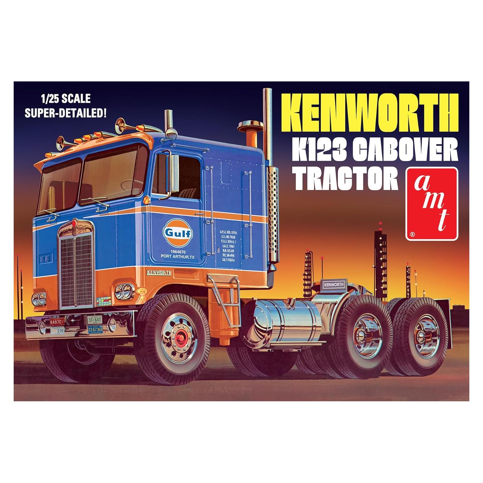 Kit de Modelo AMT Kenworth K-123 Cabover 1:25 sin Pintar