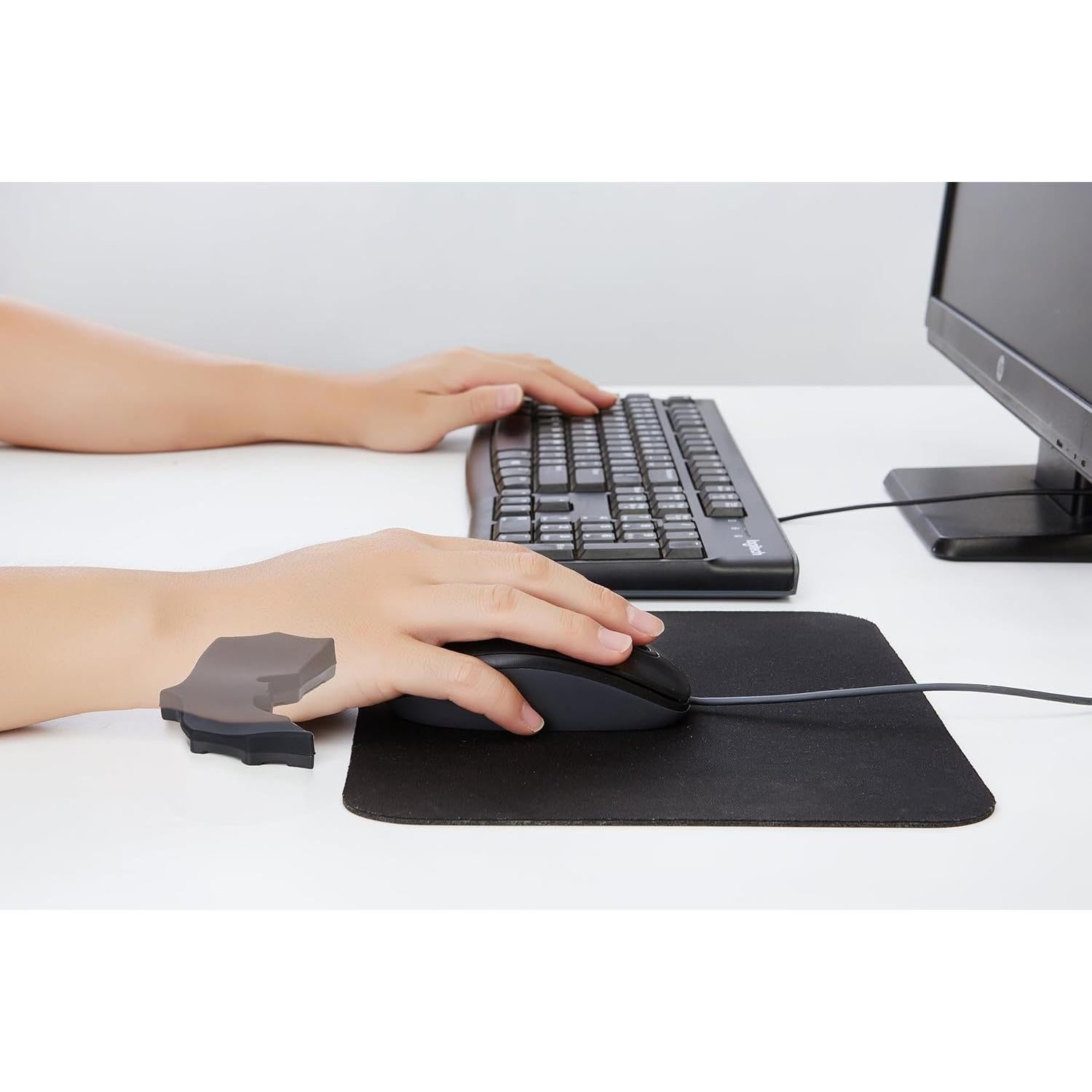 Soporte Ergonómico para Muñeca de Ratón Kreeqe Negro