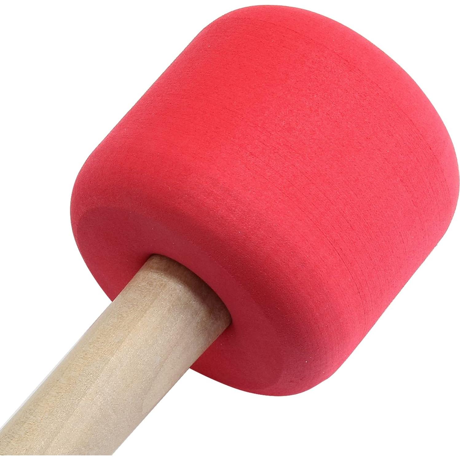 Mallets de Batería de Bajo Murtenze 2Pack Fieltro Rojo 320mm