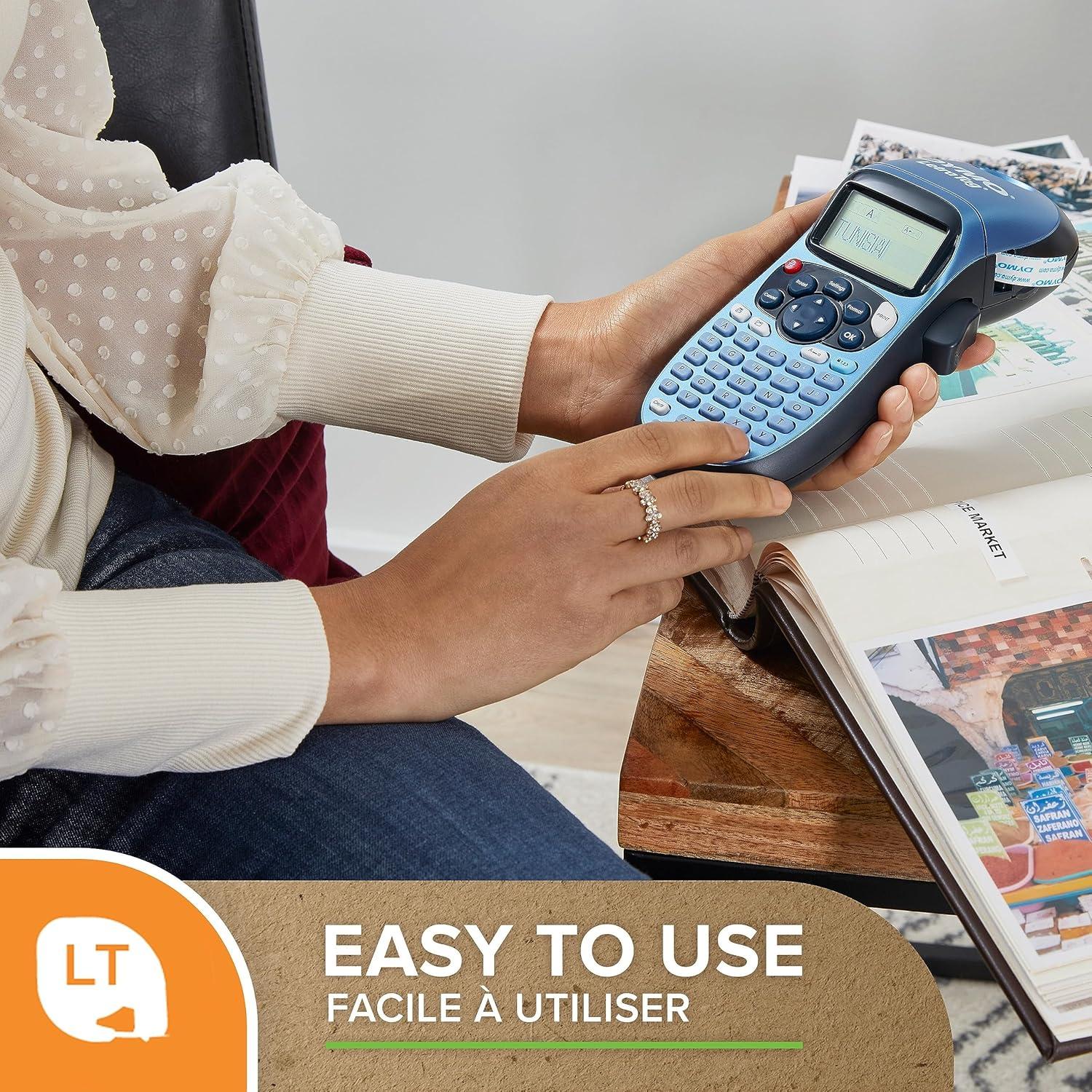 Etiquetadora de Mano DYMO LetraTag 100H Compacta y Portátil