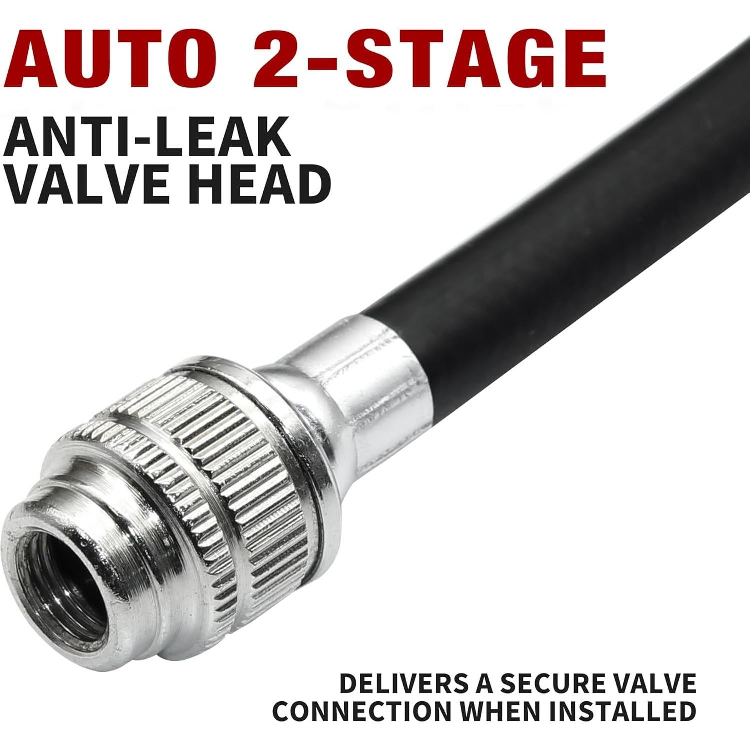 BV Mini Bomba de Bicicleta Portátil 300 PSI - Inflador de Pelotas