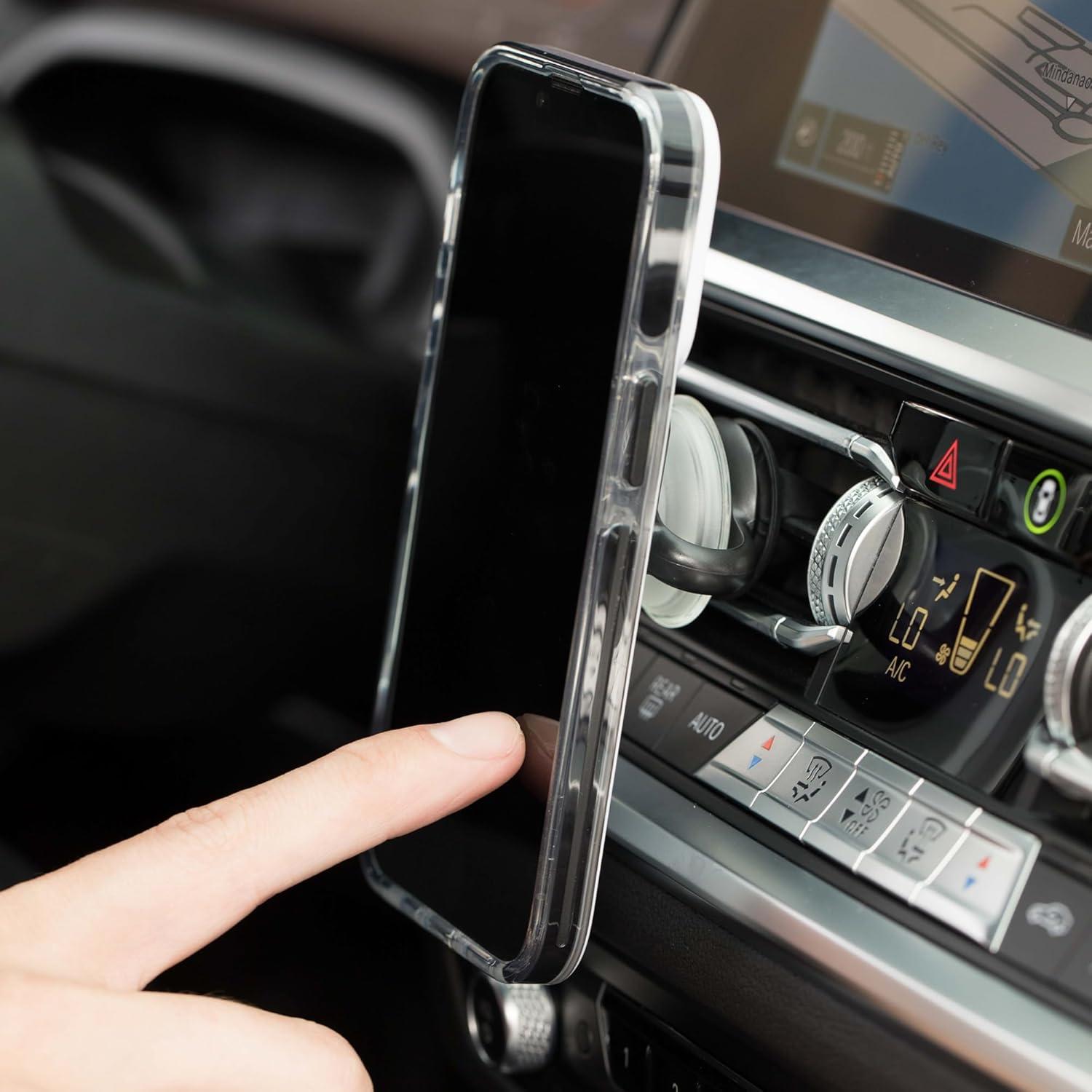 Soporte para Coche PopSockets Negro - Montaje Magnético para Teléfono