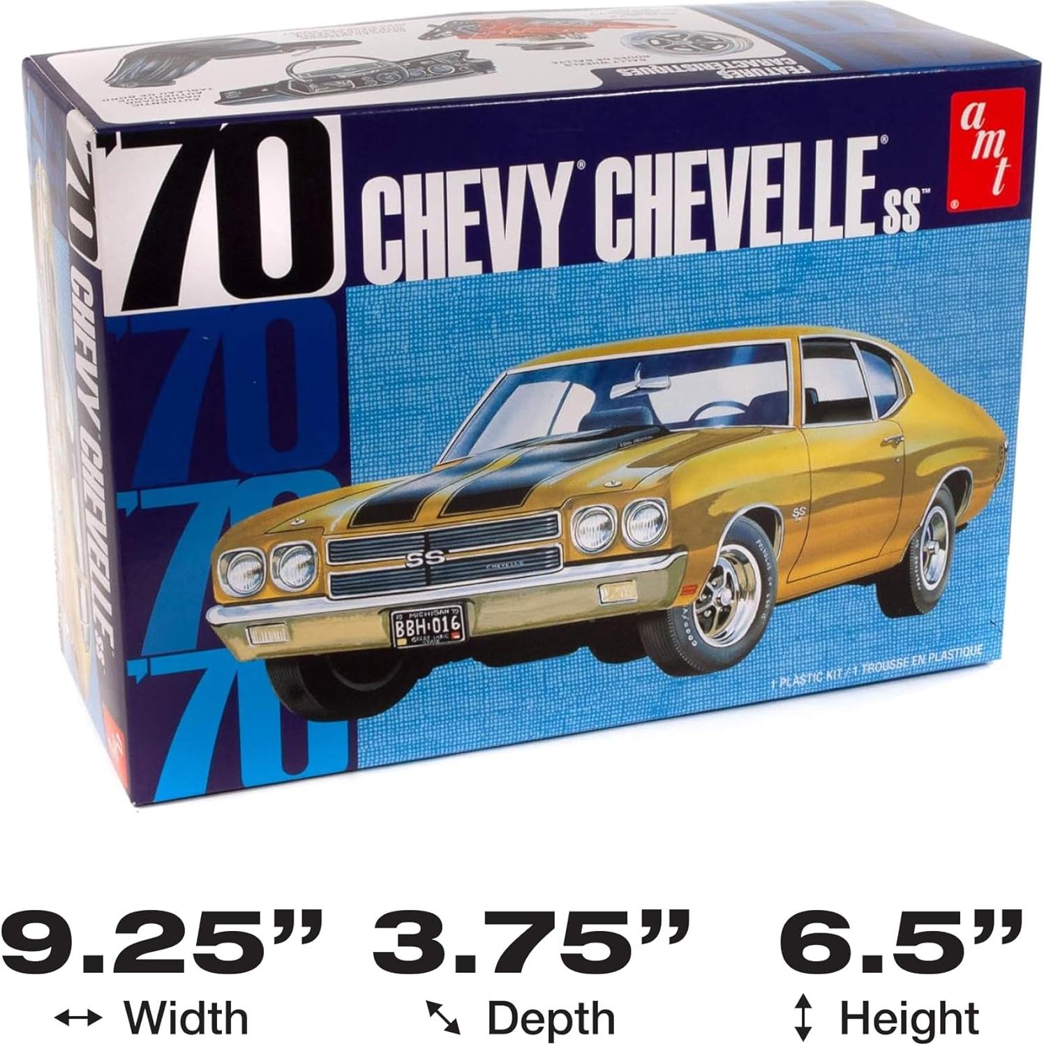 Kit de Modelo AMT Chevy Chevelle SS 2T 1970 Escala 1:25