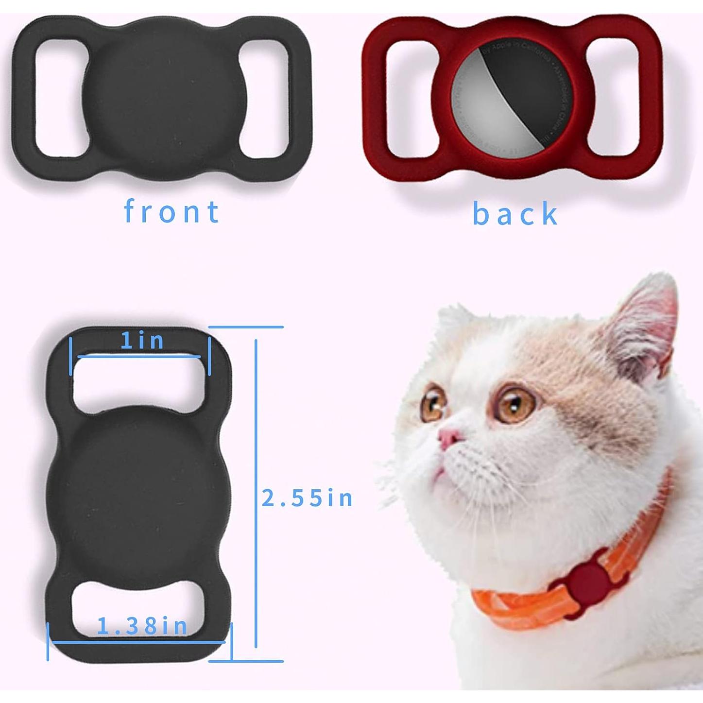 Soporte para Collar de Perro AirTag YAFIYGI Impermeable 2.03-2.54 cm