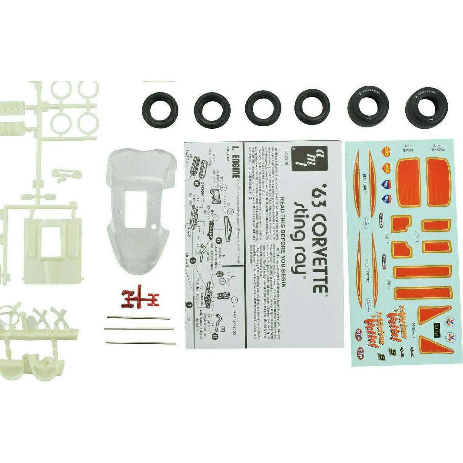 Kit de Modelo Premium Hobbies 1963 Corvette Sting Ray 1:25