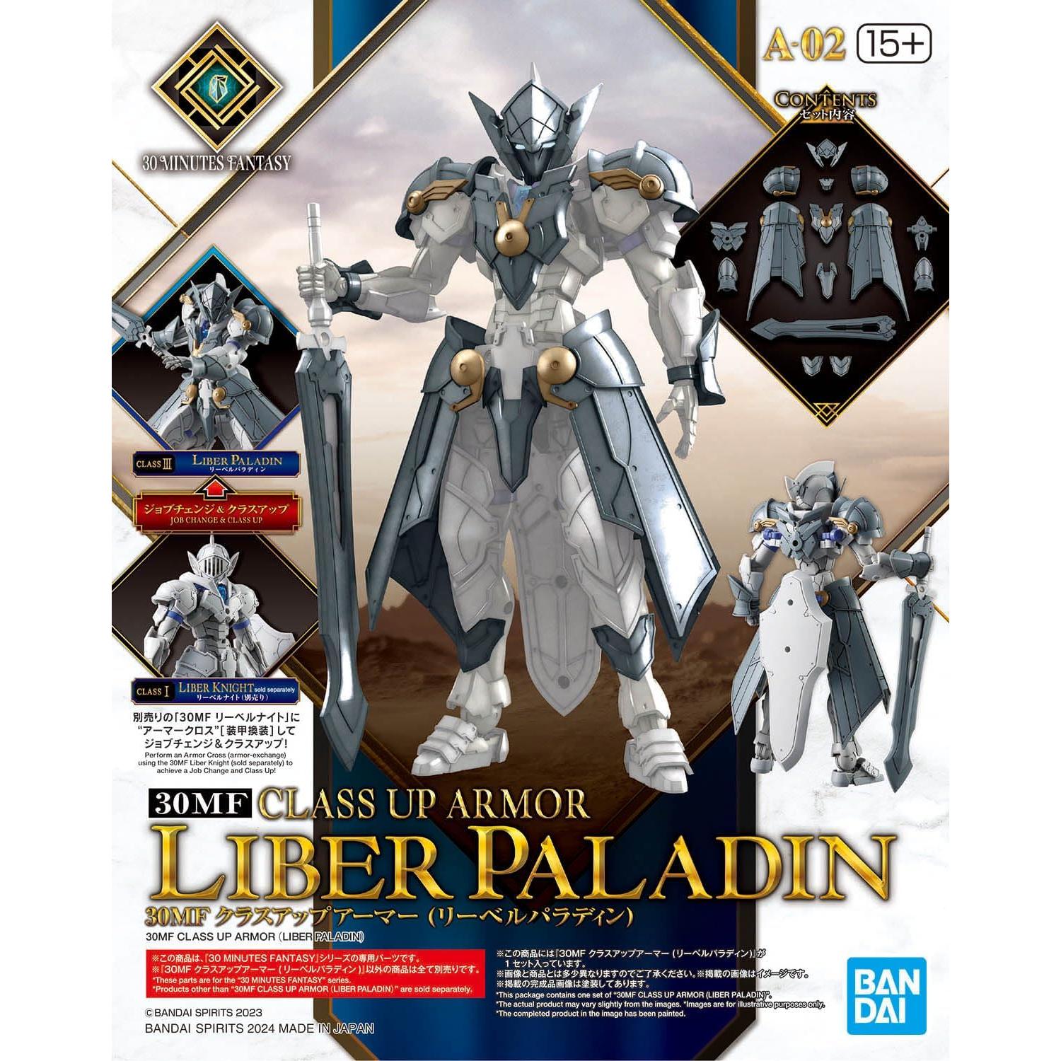 Kit de Modelo Bandai 30 Minutos Fantasía Armadura Liber Paladín