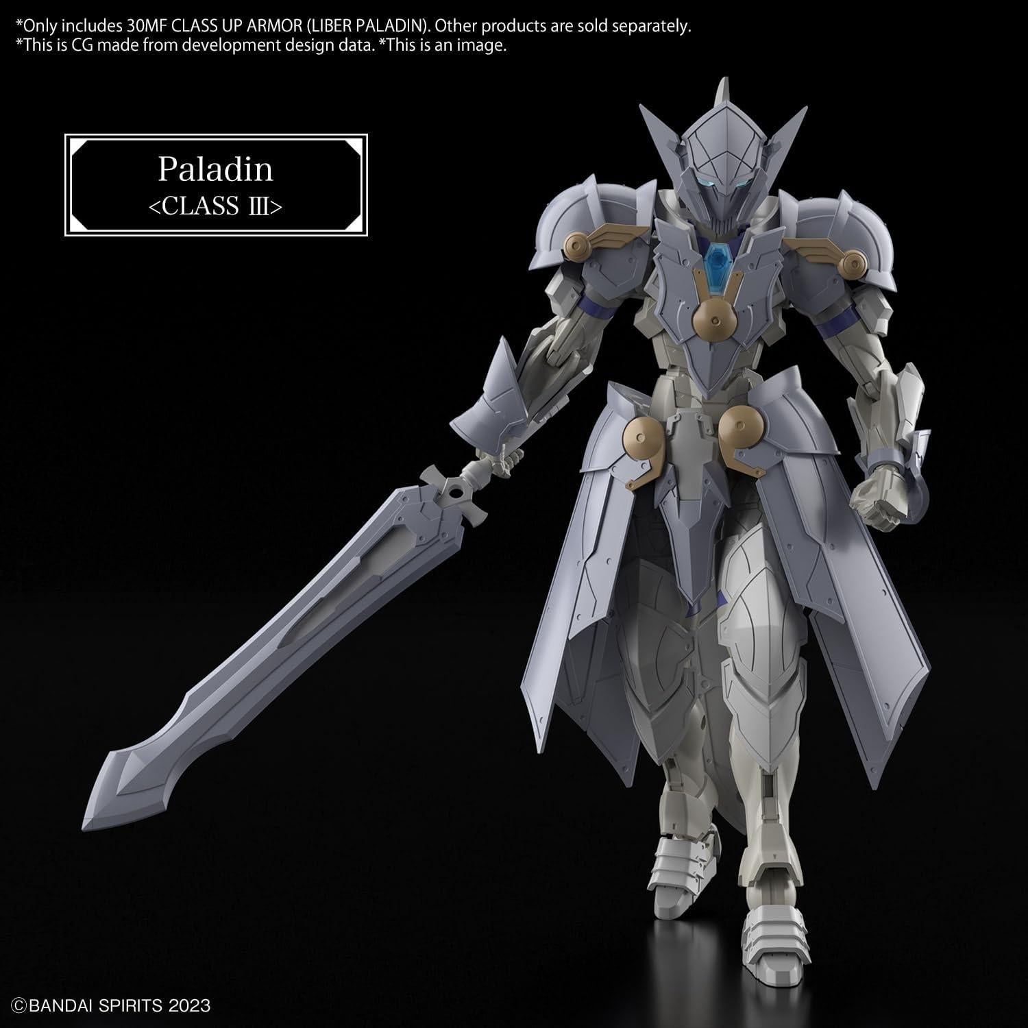 Kit de Modelo Bandai 30 Minutos Fantasía Armadura Liber Paladín