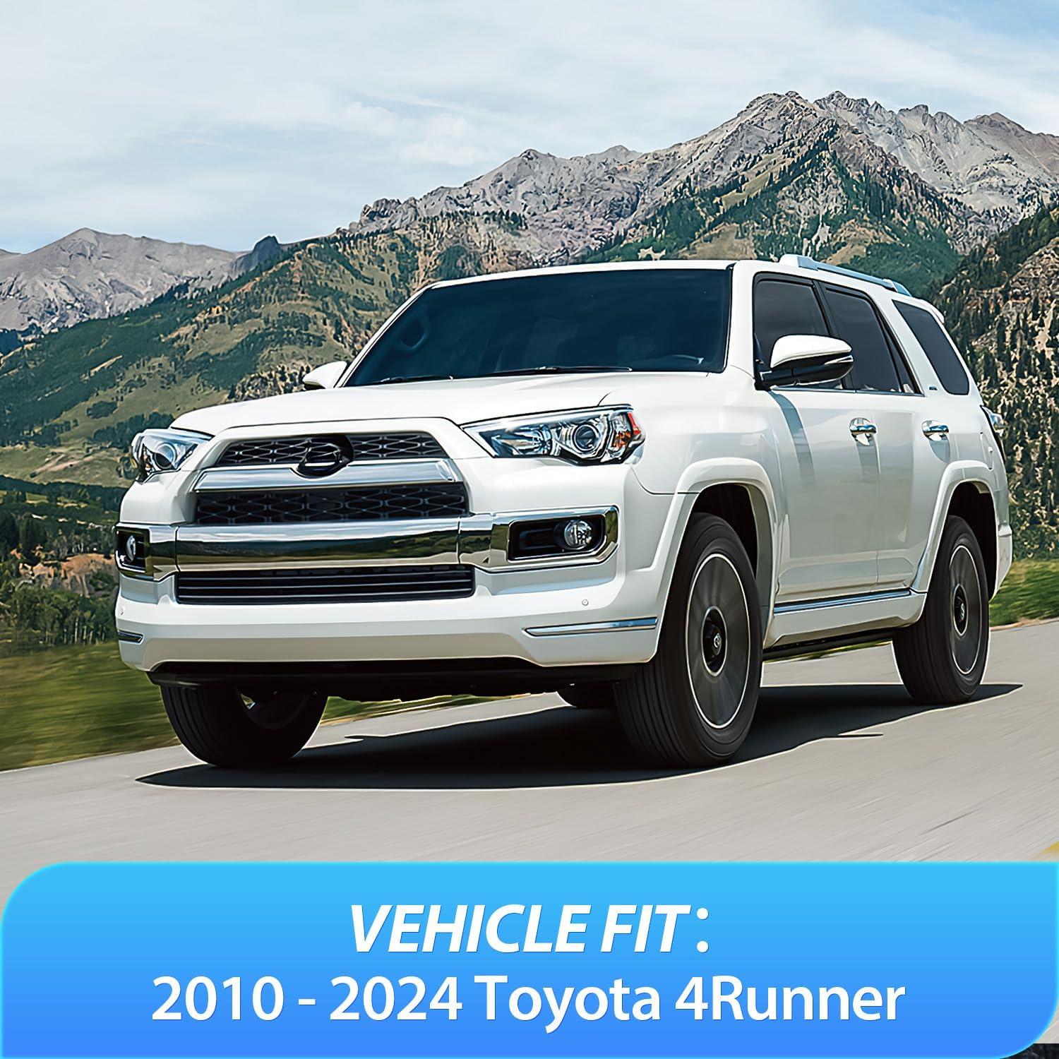 Nilight Durable Rain Guards for Toyota 4Runner 2010 2011 2012 2013 2014 2015 2016 2017 2018 2019 2020 2021 2022 2023 2024 Vent Window Visors, 4 Pieces