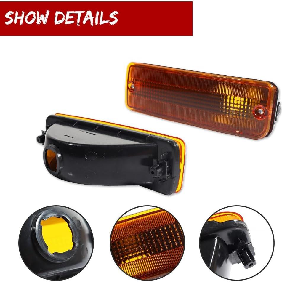 Lentes Ámbar de Señal de Giro KENRTIR para Toyota Pickup y 4Runner