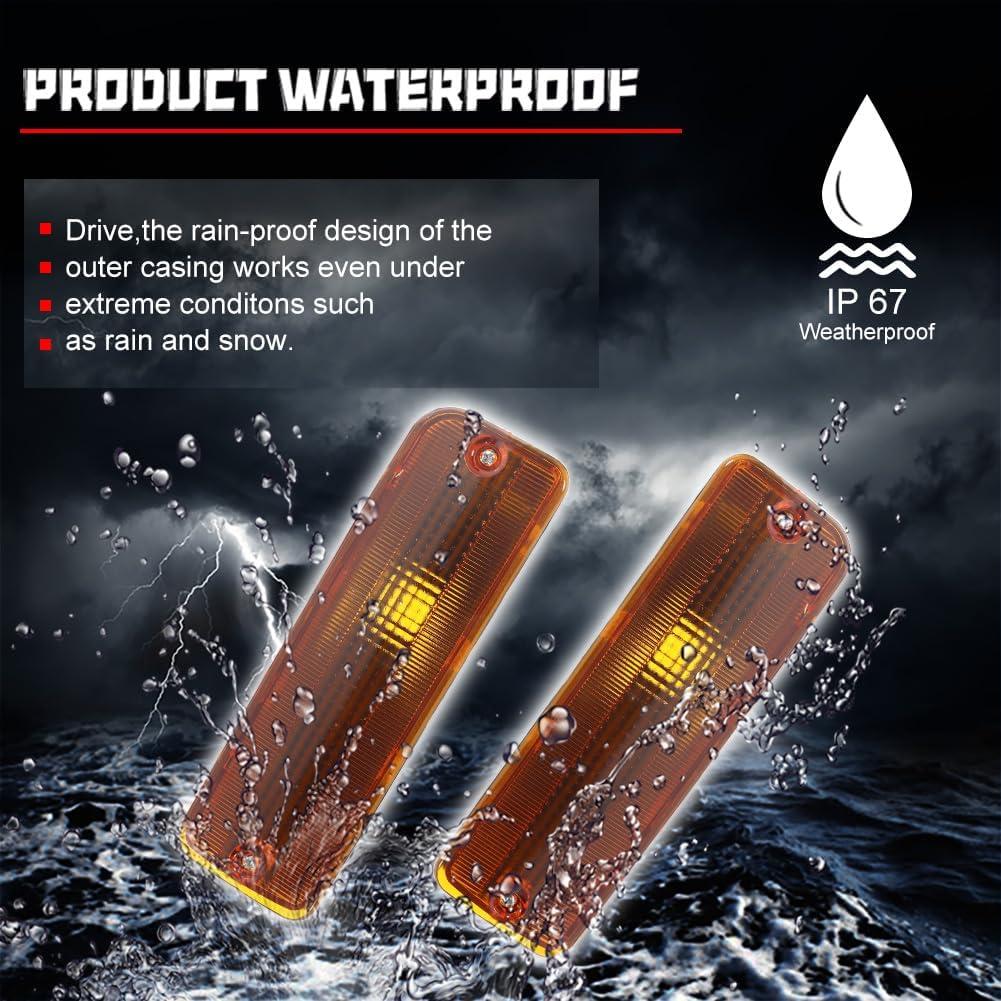 Lentes Ámbar de Señal de Giro KENRTIR para Toyota Pickup y 4Runner