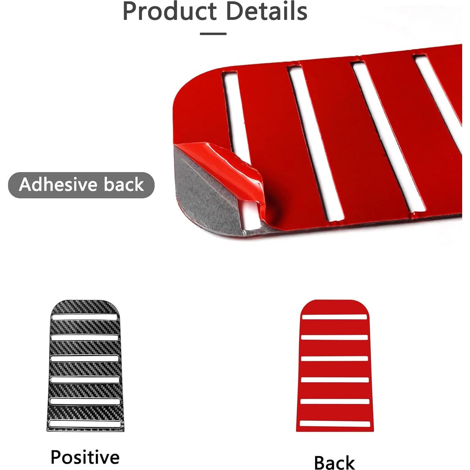 Decoración de fibra de carbono Bilisin para Toyota Tundra 2014-2018